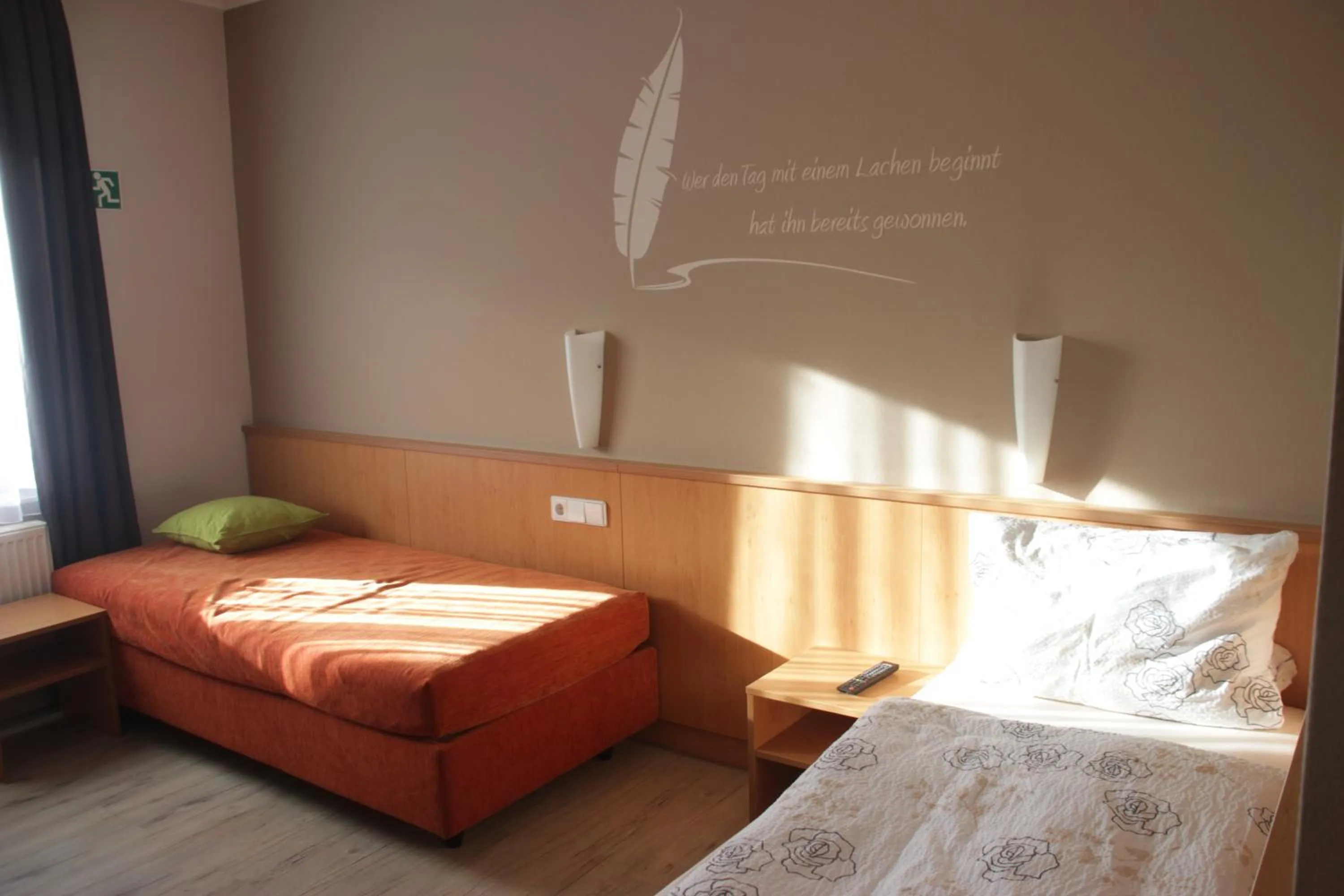 Bed in Stempfle's Landgasthaus zum Kreuz