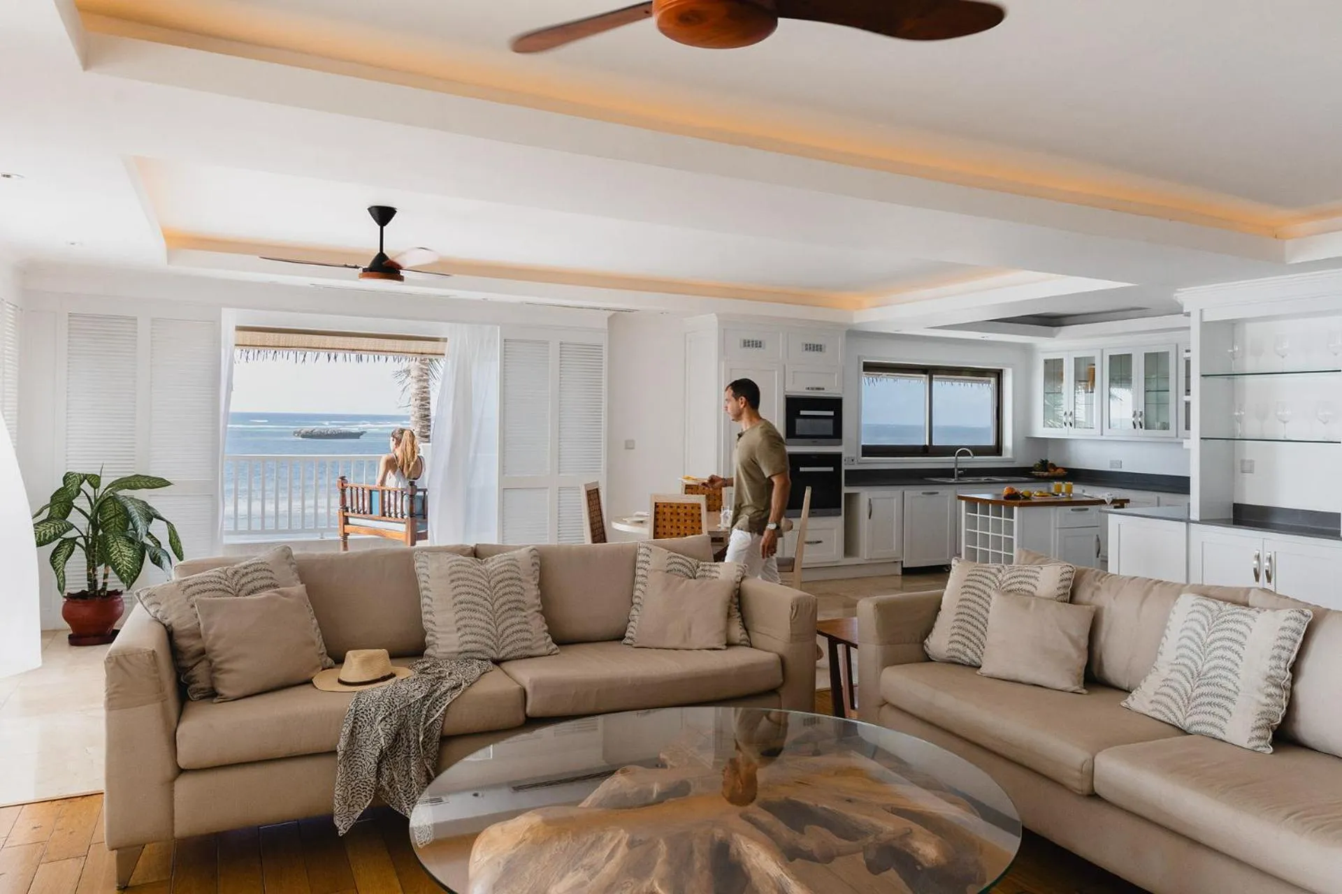 Living room in Hemingways Watamu