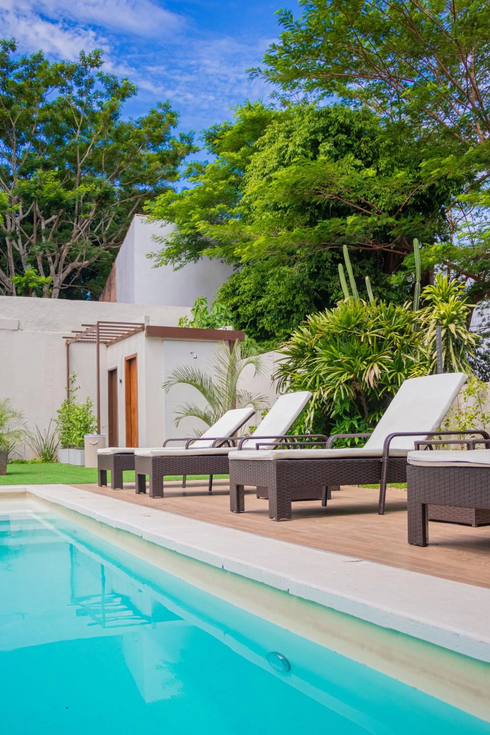 Patio in Faro Norte Suites