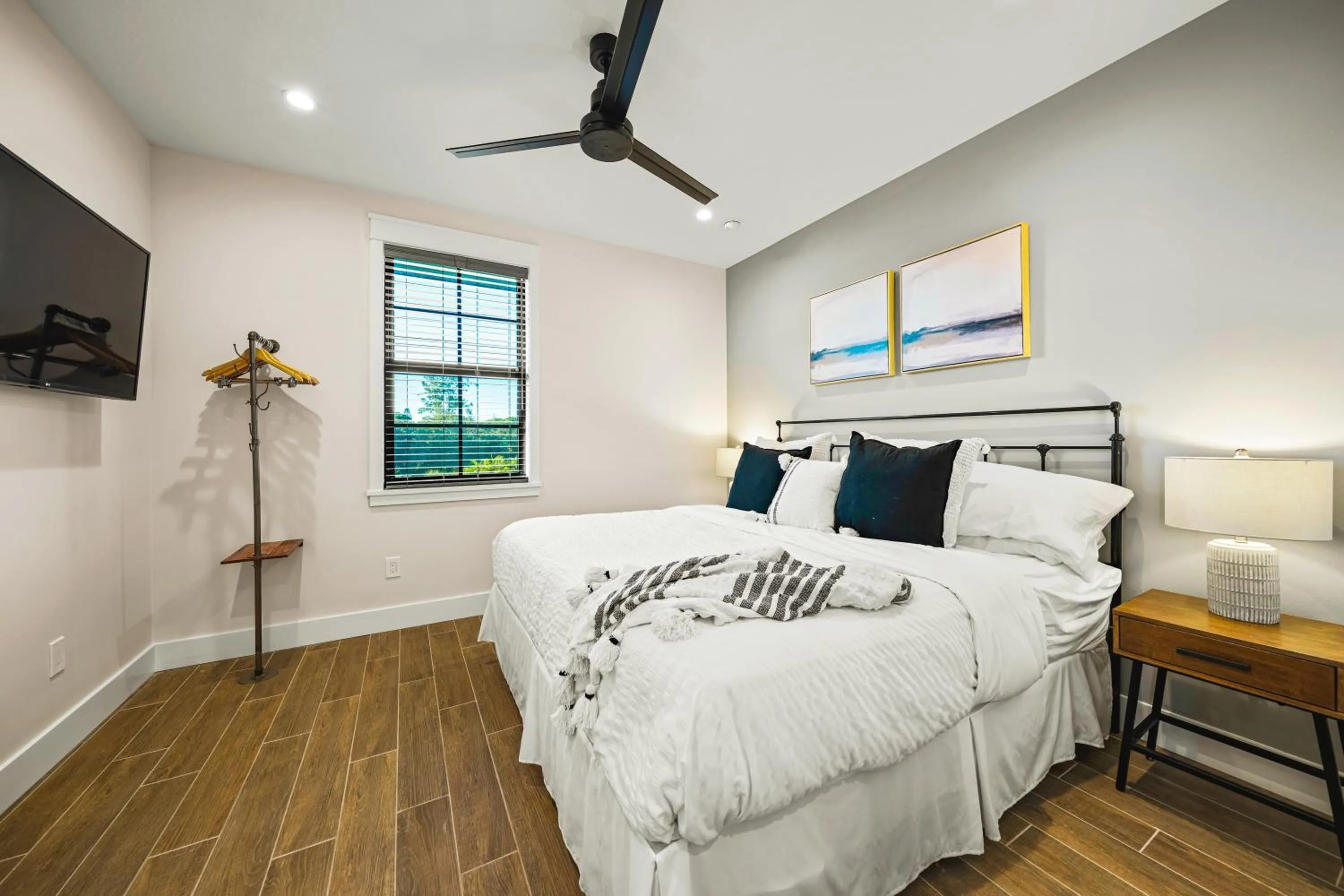 Bed in Crescent Beach House