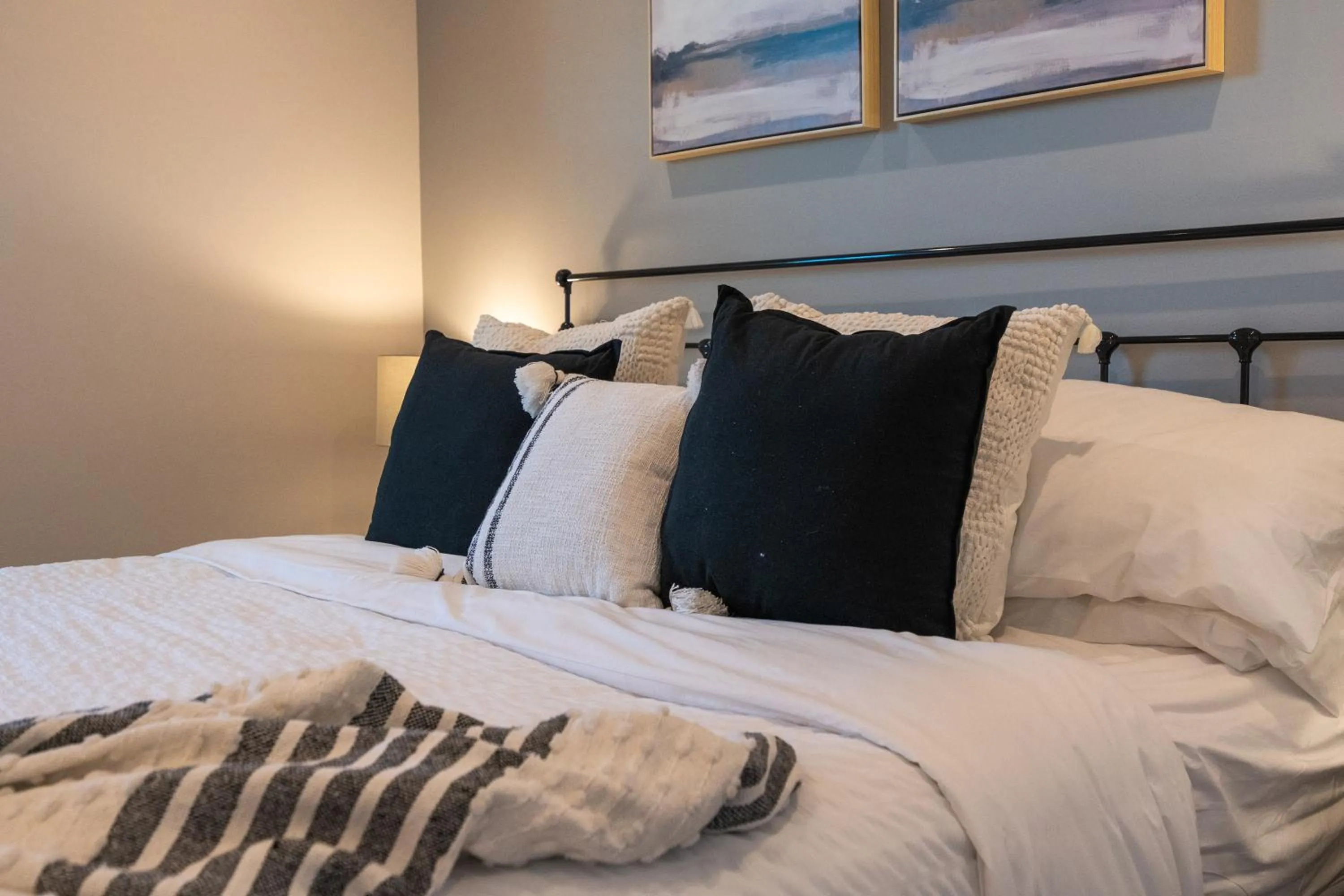 Bed in Crescent Beach House