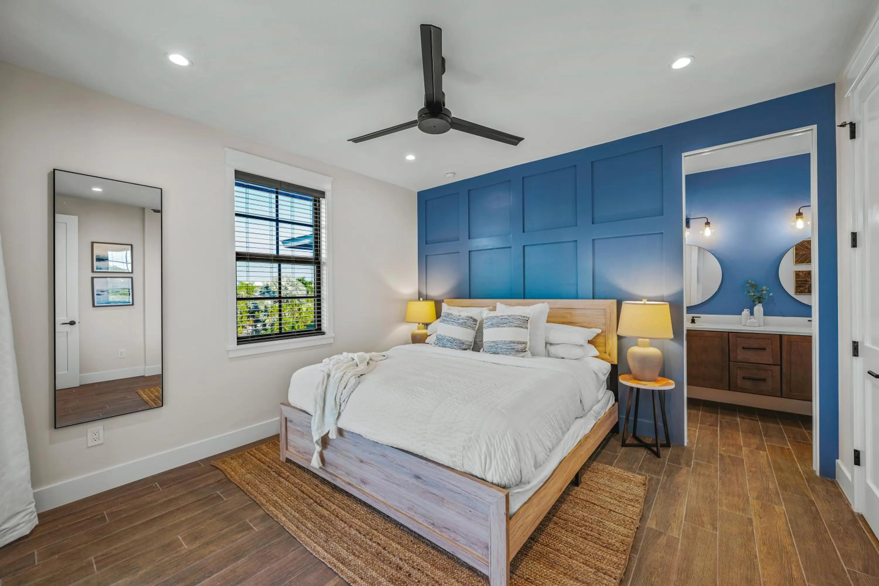 Bed in Crescent Beach House