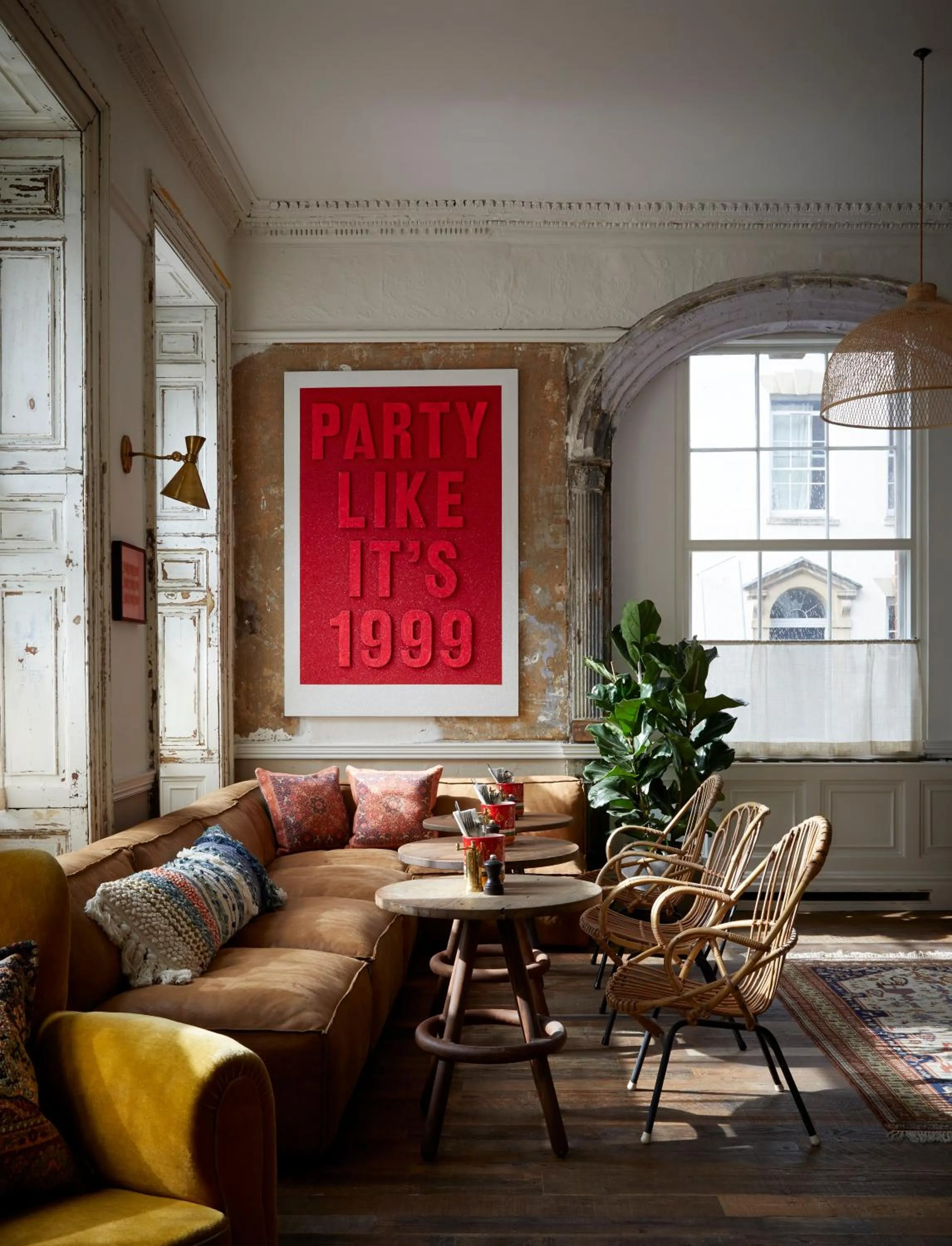 Living room in Artist Residence Bristol
