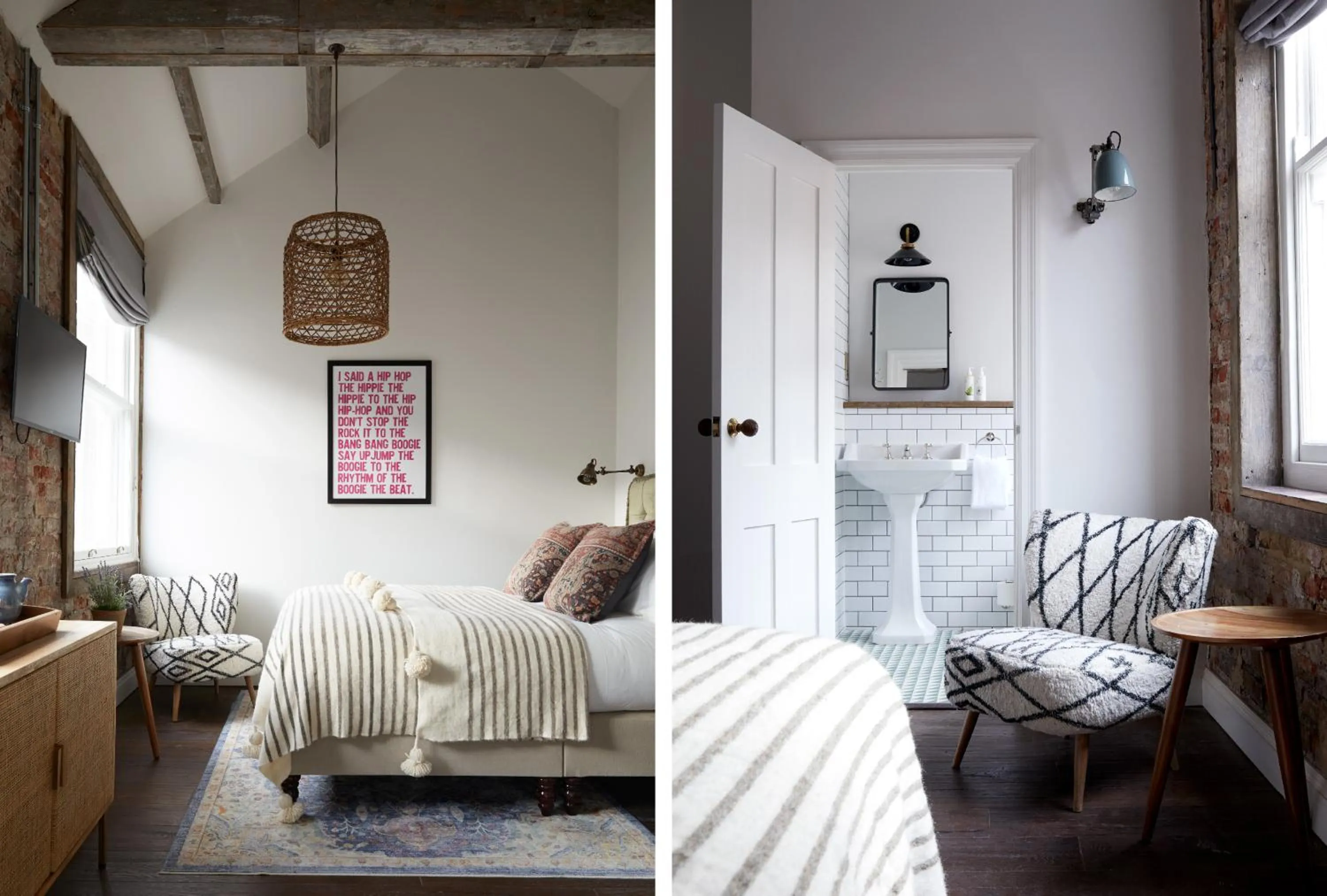 Bathroom, Bed in Artist Residence Bristol