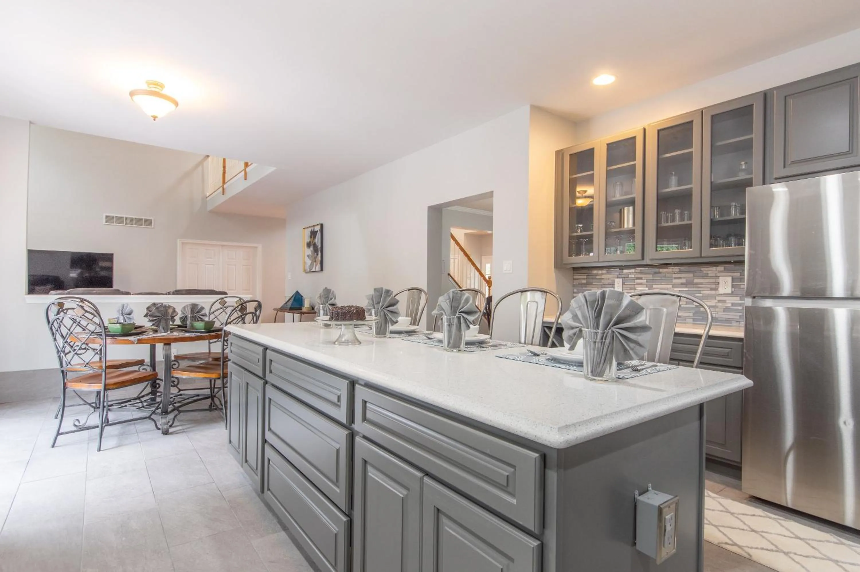 Kitchen or kitchenette in Luxury Villa with Hot Tub, Two Fire Pits, King Bed Suite, Game Room & Fenced Yard