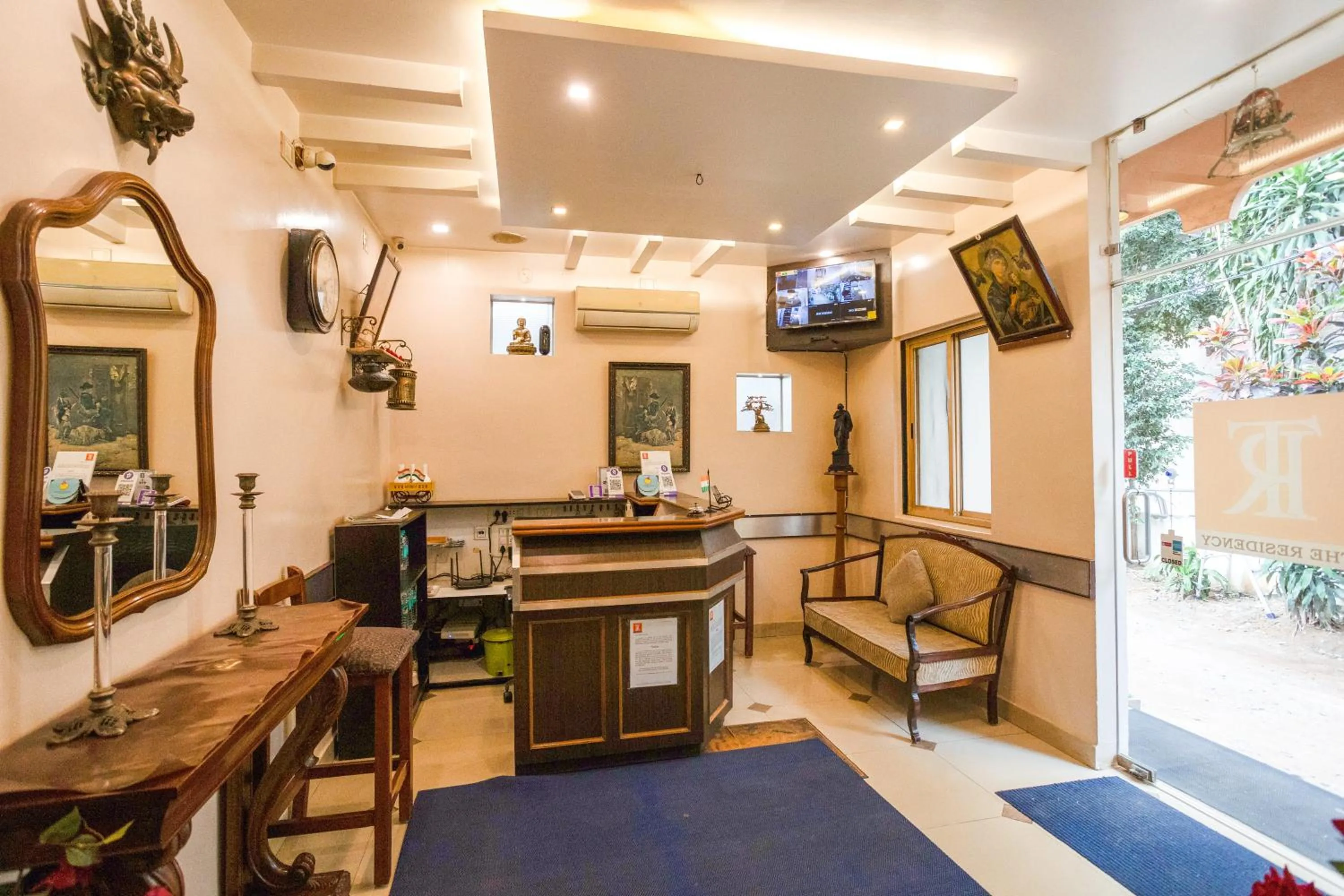 Lobby or reception in The Residency Marathahalli
