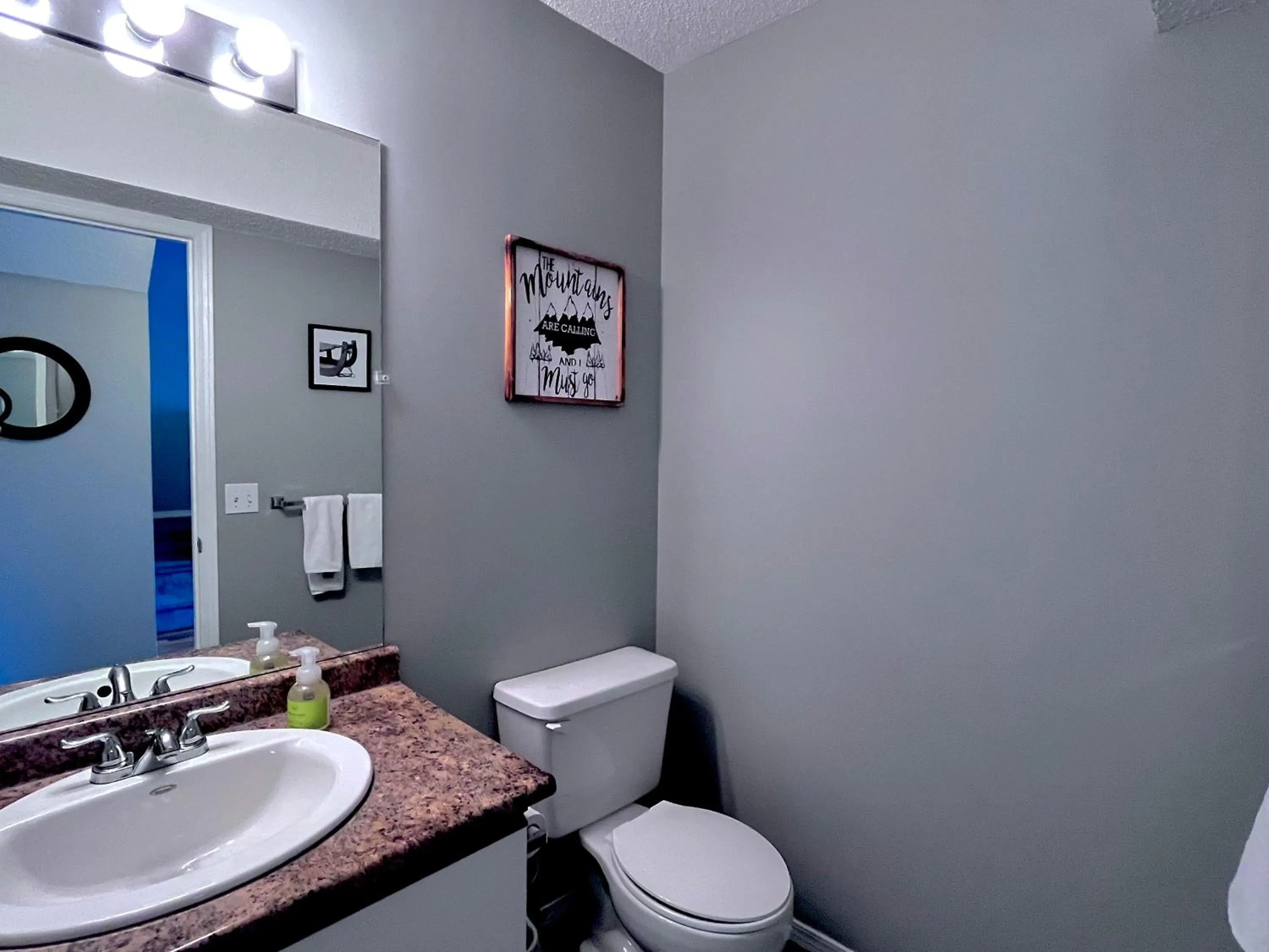 Bathroom in Canadian Rockies Chalets by Trilink - 2 & 3 Bedroom Condos - Self Check-In - Walking Distance to Downtown - Free Parking - Pet-Friendly - No AC