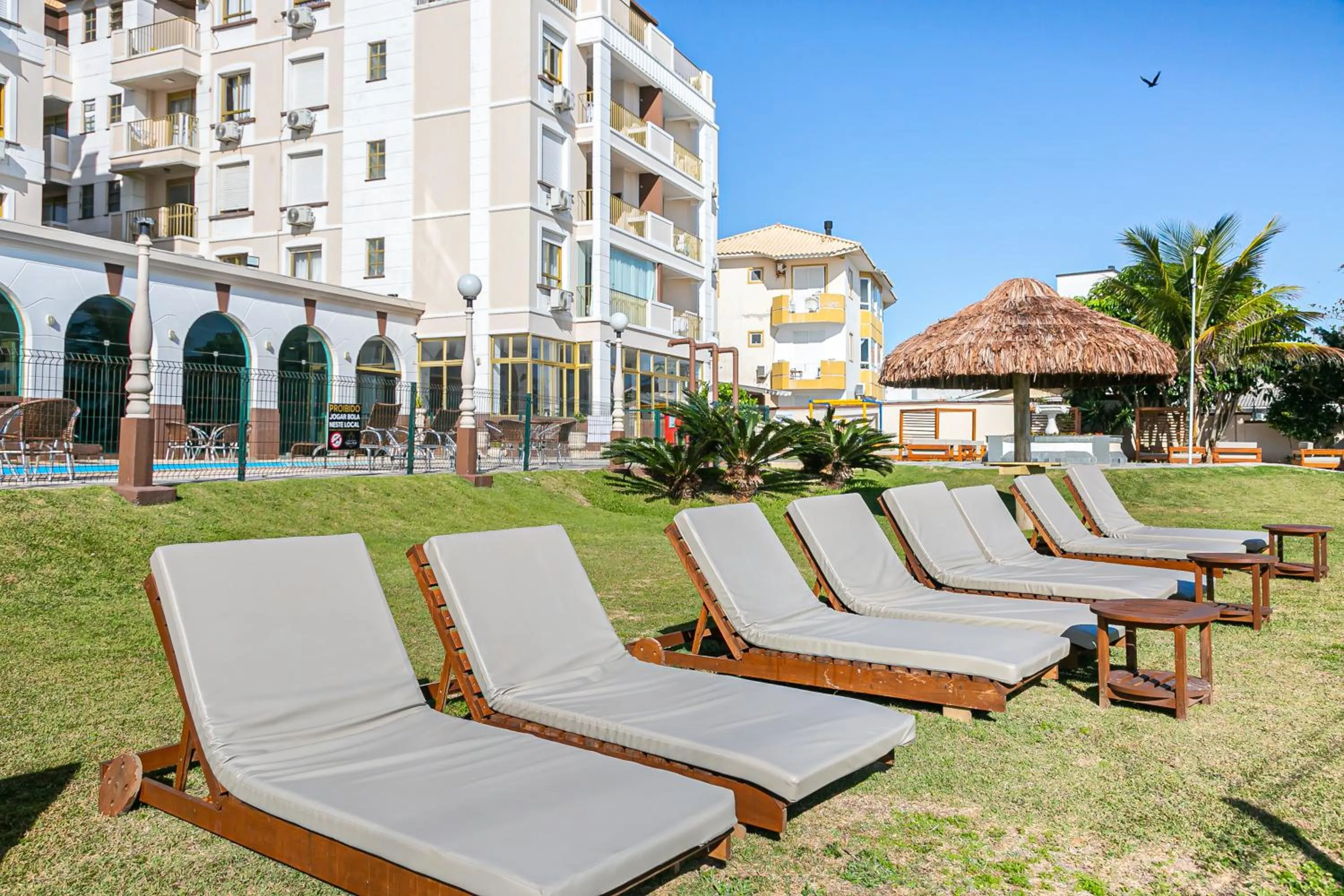 sunbed in Ingleses Palace Hotel