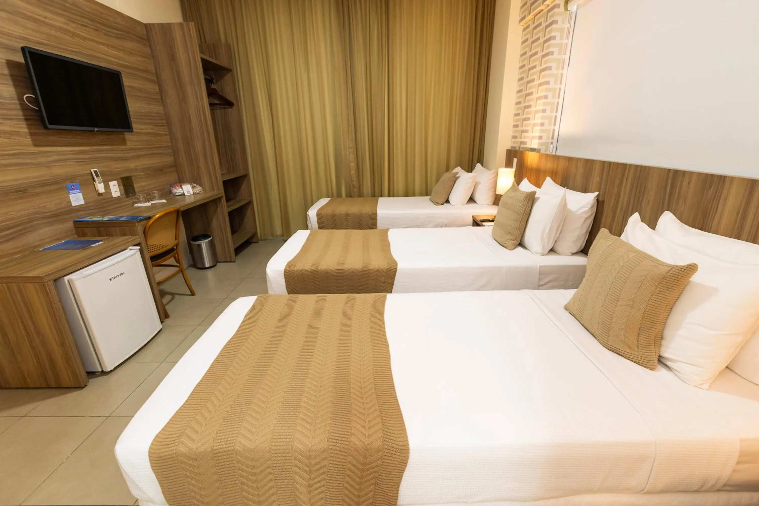 Bed in Mais Hotel Aeroporto Salvador