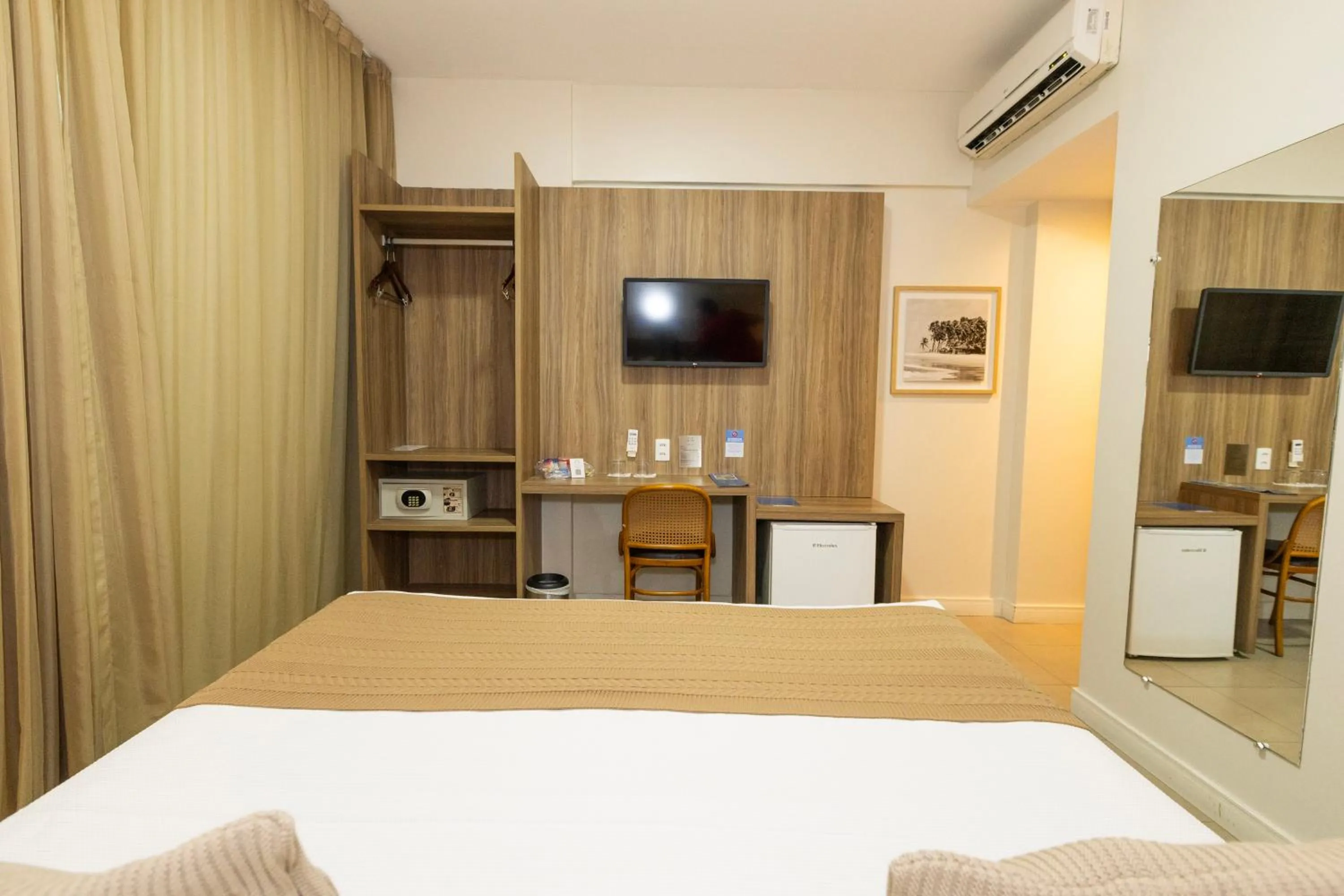 Bed in Mais Hotel Aeroporto Salvador