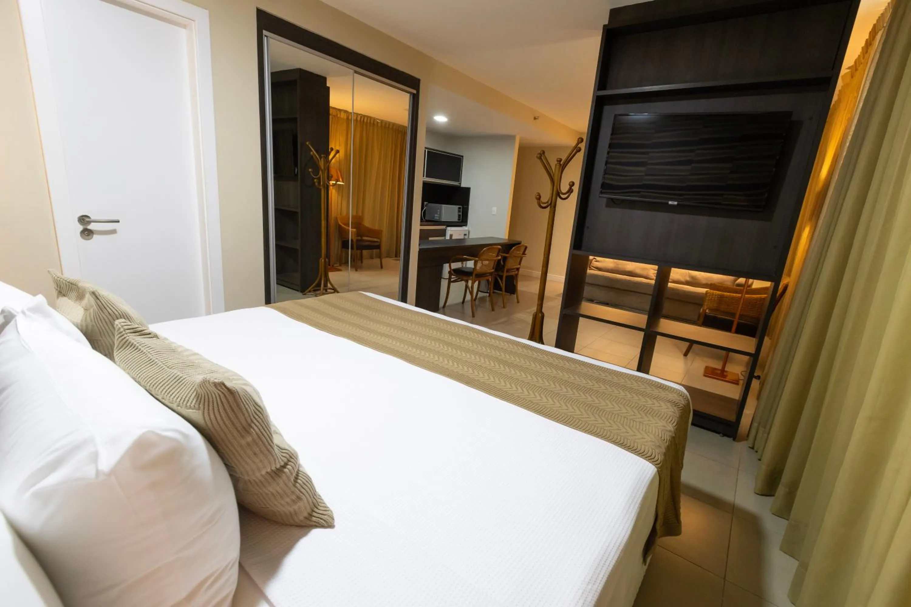 Bed in Mais Hotel Aeroporto Salvador