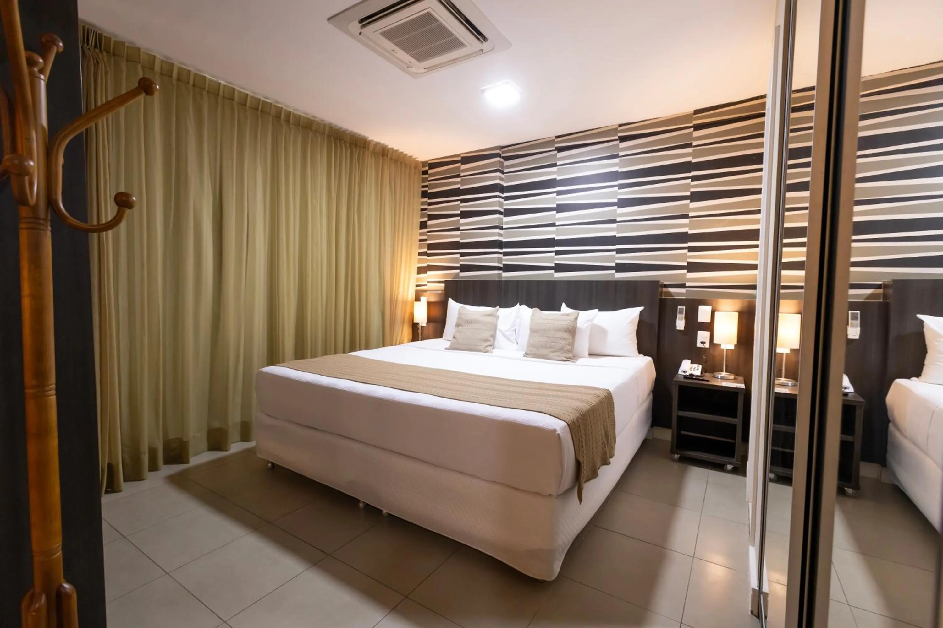 Bed in Mais Hotel Aeroporto Salvador