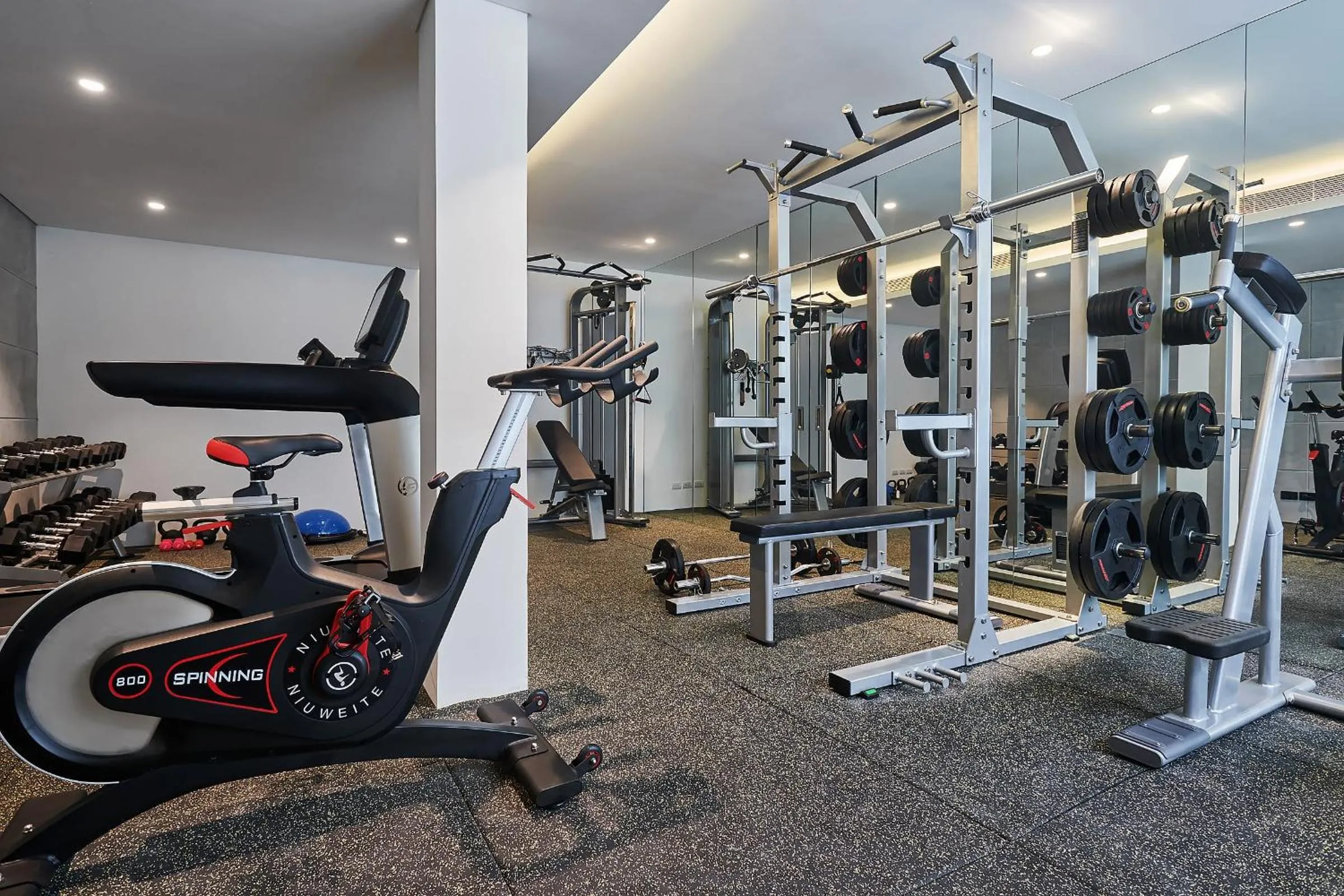 Fitness centre/facilities in Kerem Luxury Beachfront Villas