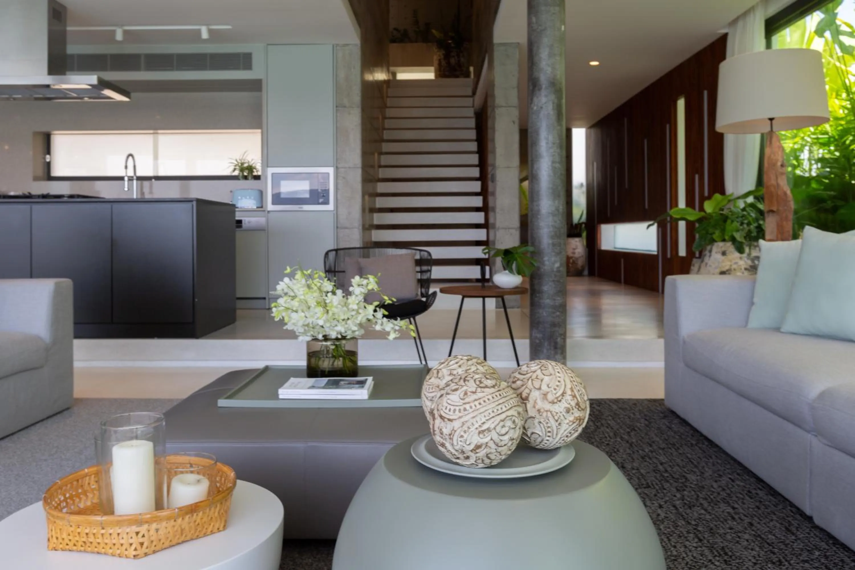 Living room in Kerem Luxury Beachfront Villas