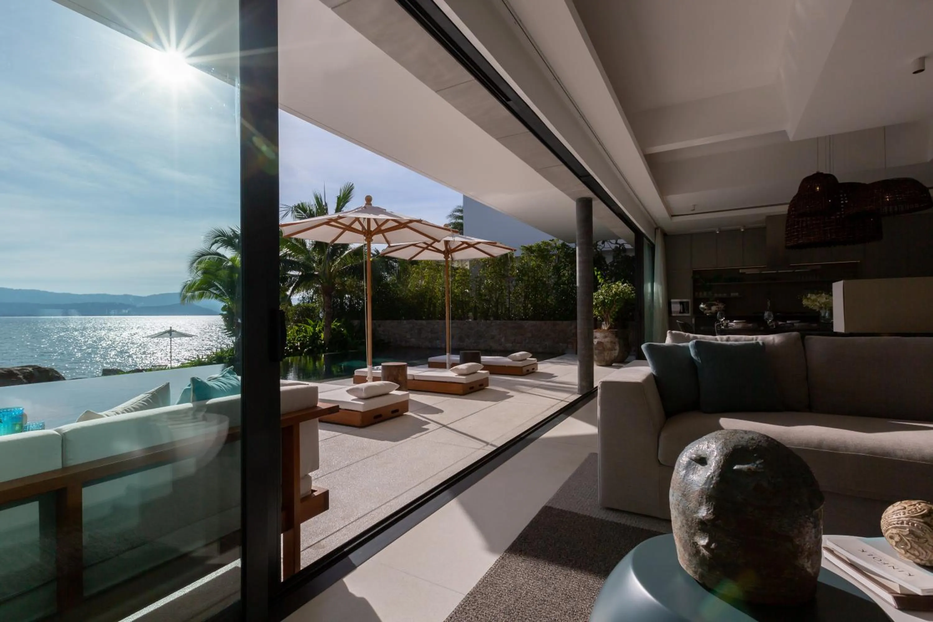 Balcony/Terrace in Kerem Luxury Beachfront Villas