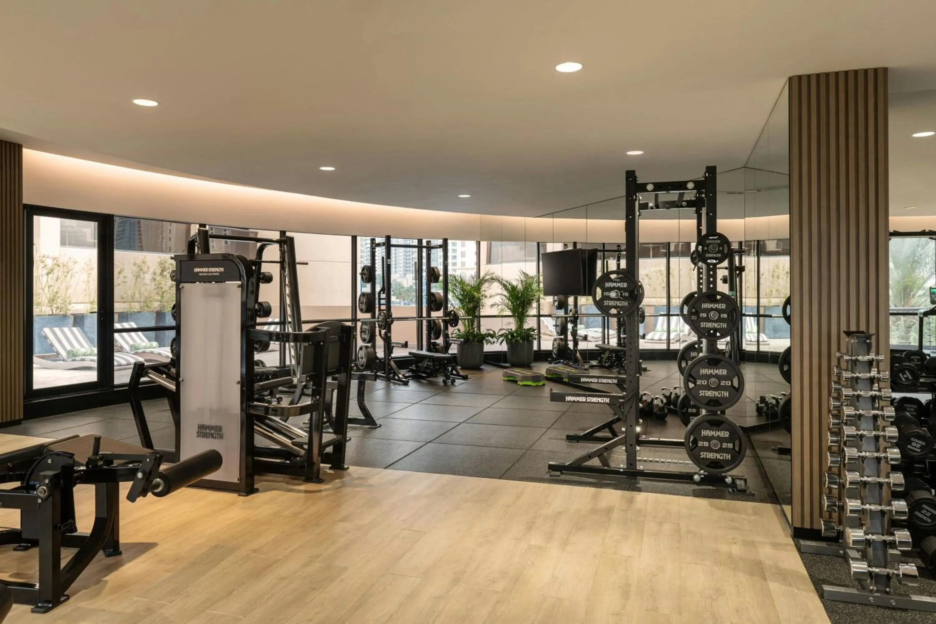 Fitness centre/facilities in Le Royal Meridien Beach Resort & Spa Dubai