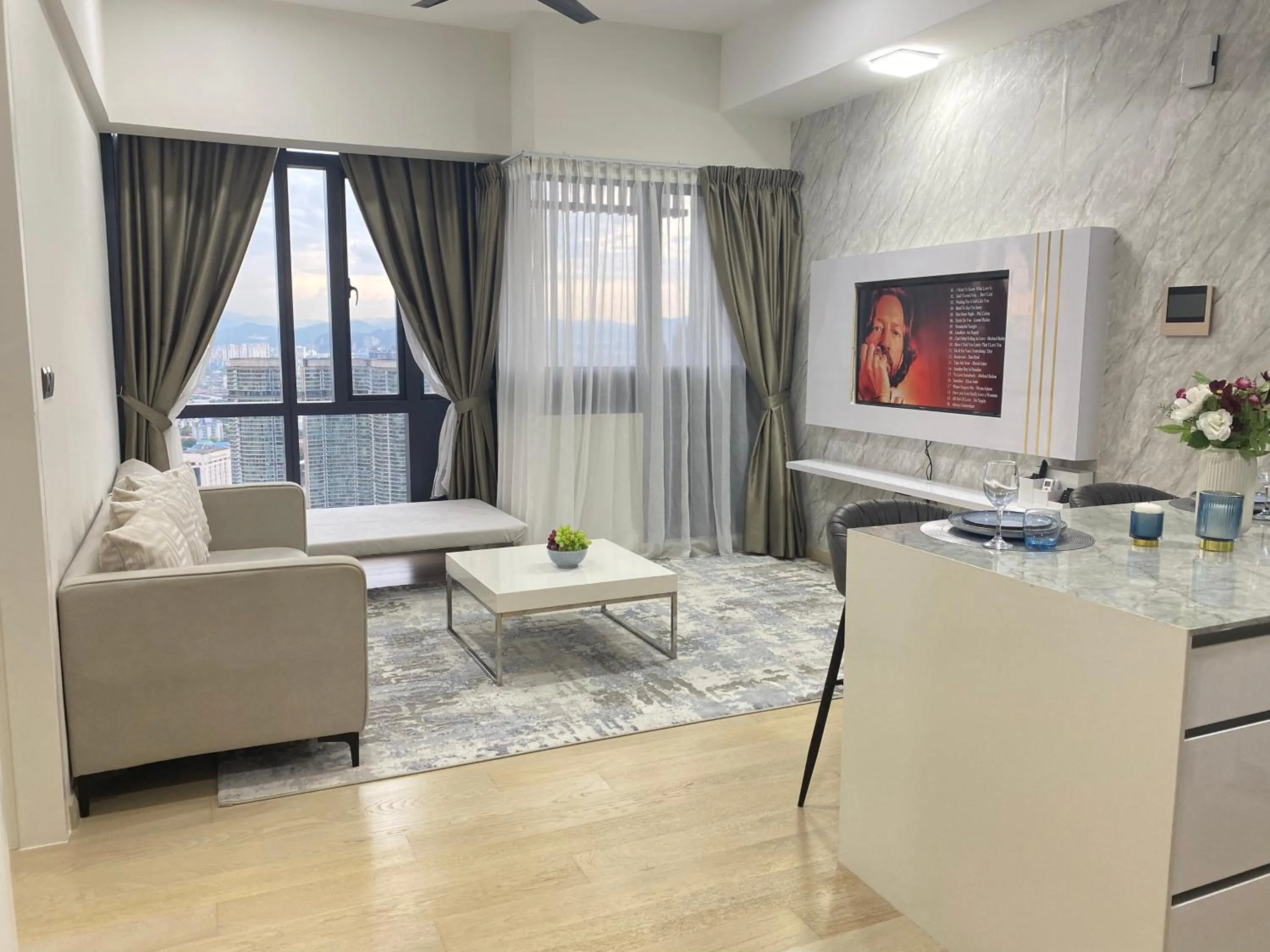 Living room in Star at KLCC