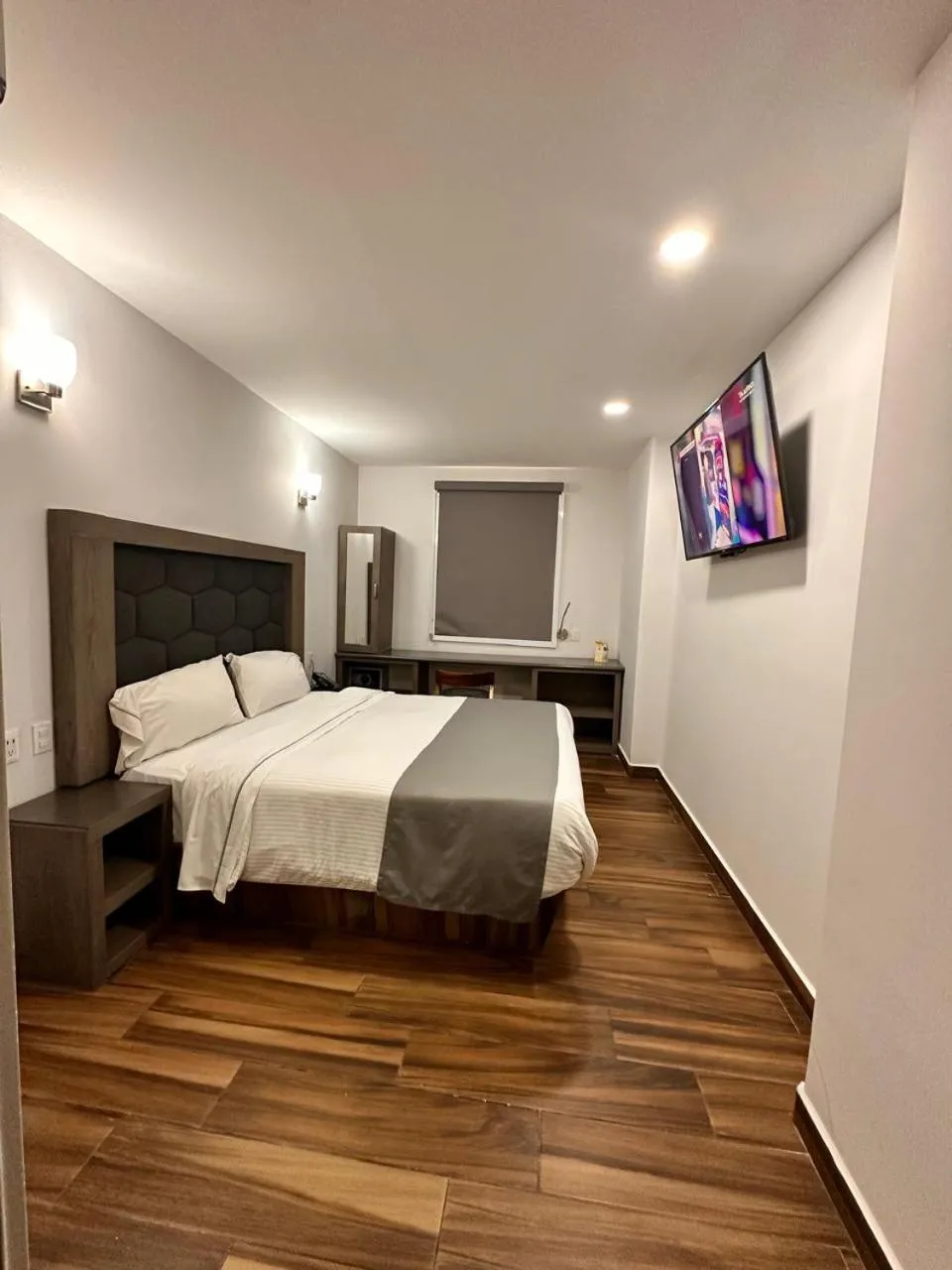 Bed in Hotel Bugari Aeropuerto Guadalajara