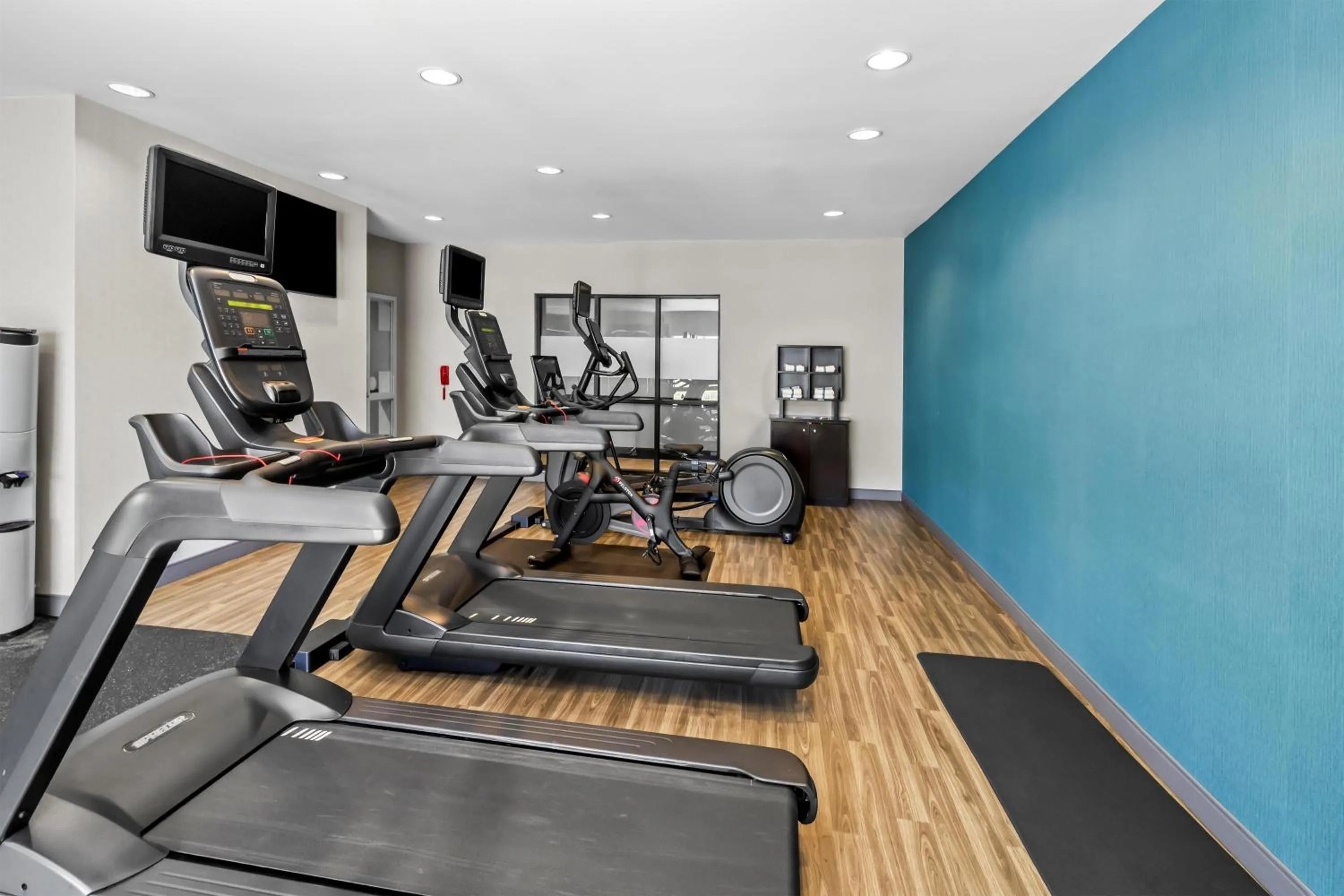 Fitness centre/facilities in Hampton Inn Middletown