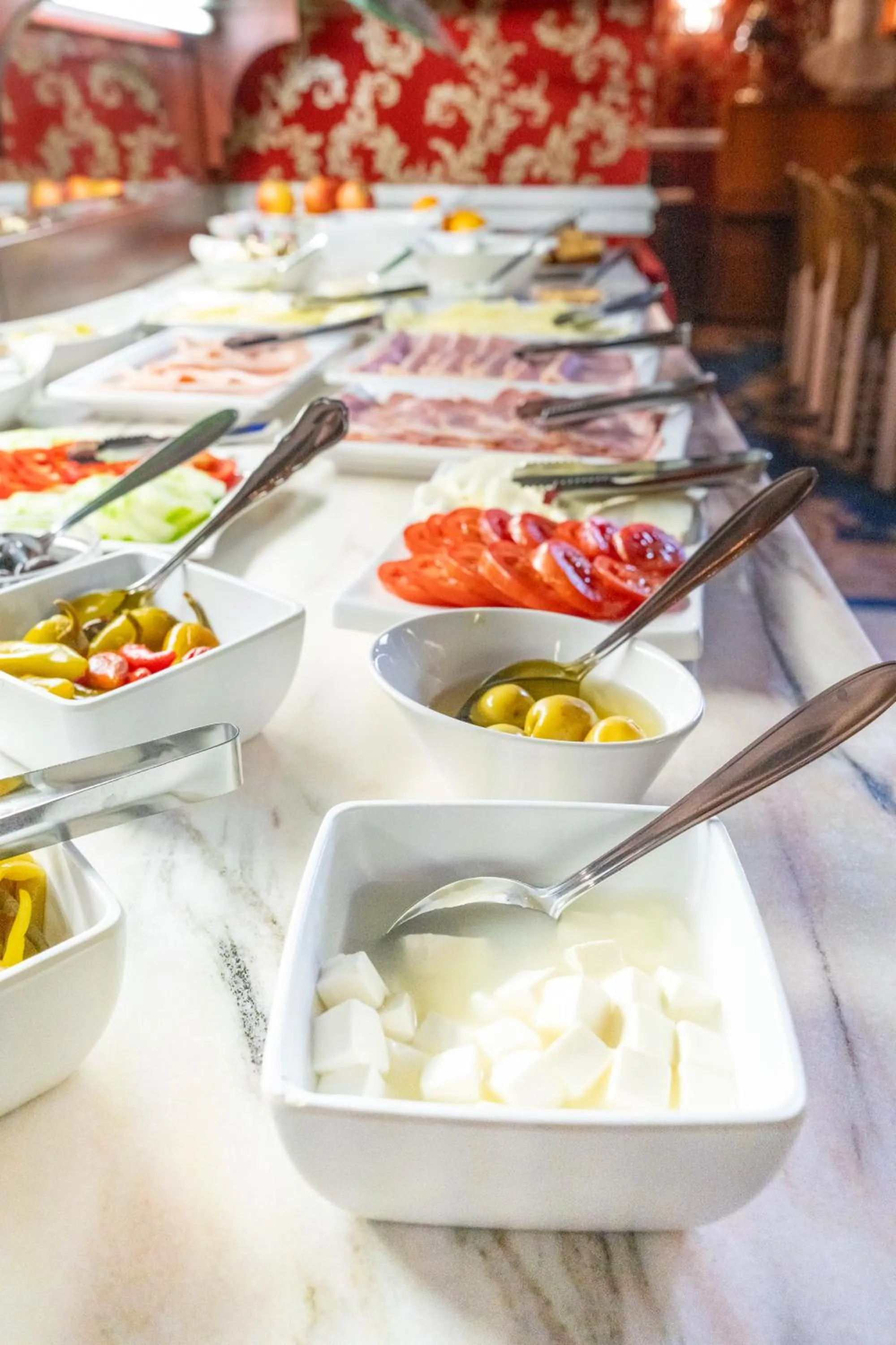 Buffet breakfast in Hotel Urania