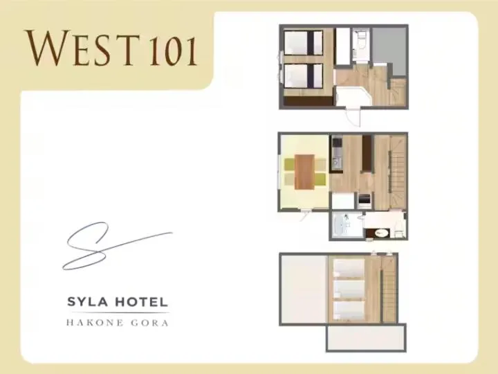 Floor plan in SYLA HOTEL 箱根強羅 West - SYLA HOTEL HAKONE GORA West