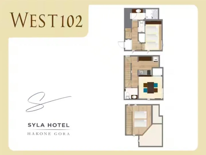 Floor plan in SYLA HOTEL 箱根強羅 West - SYLA HOTEL HAKONE GORA West