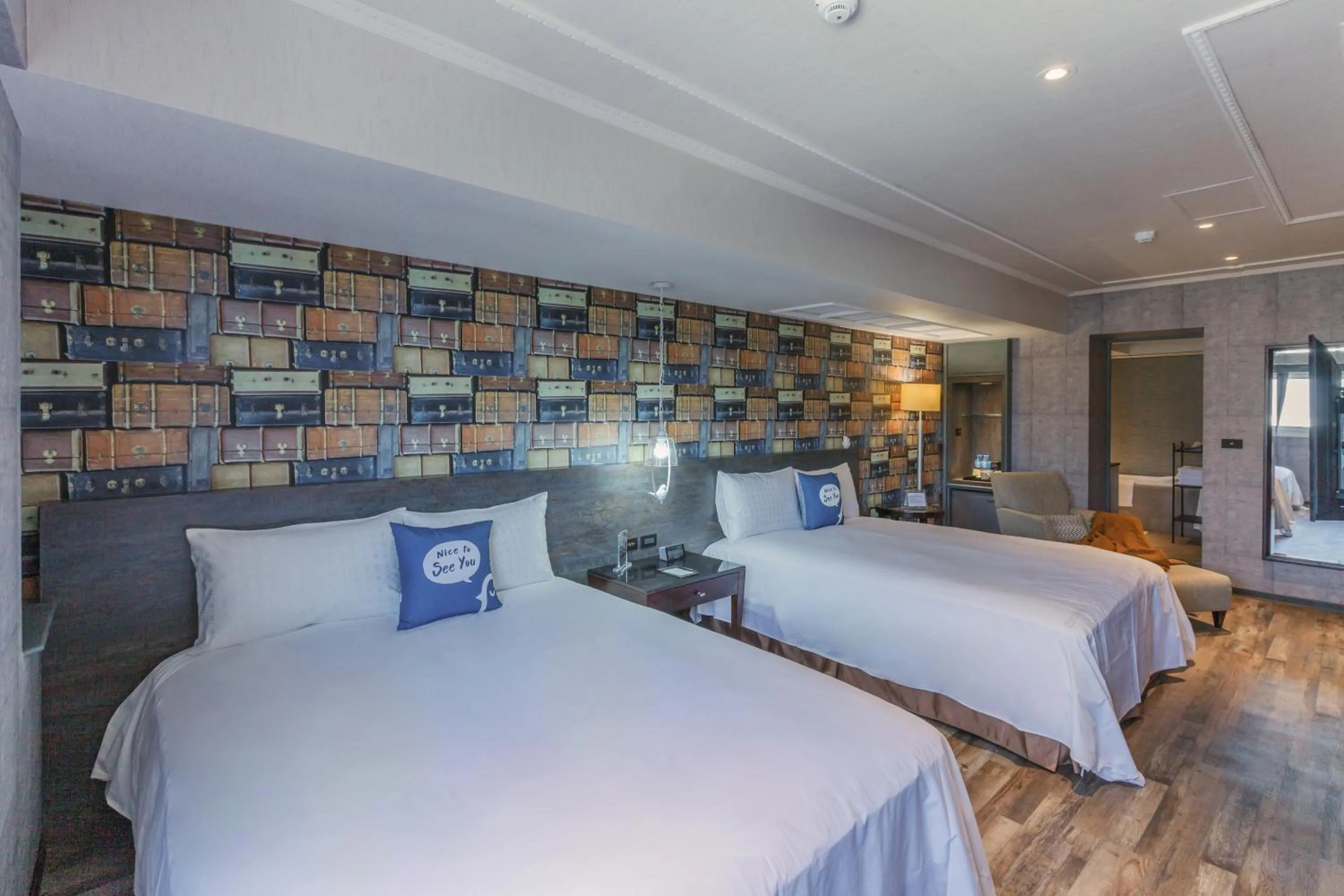 Photo of the whole room, Bed in CU Hotel Kaohsiung