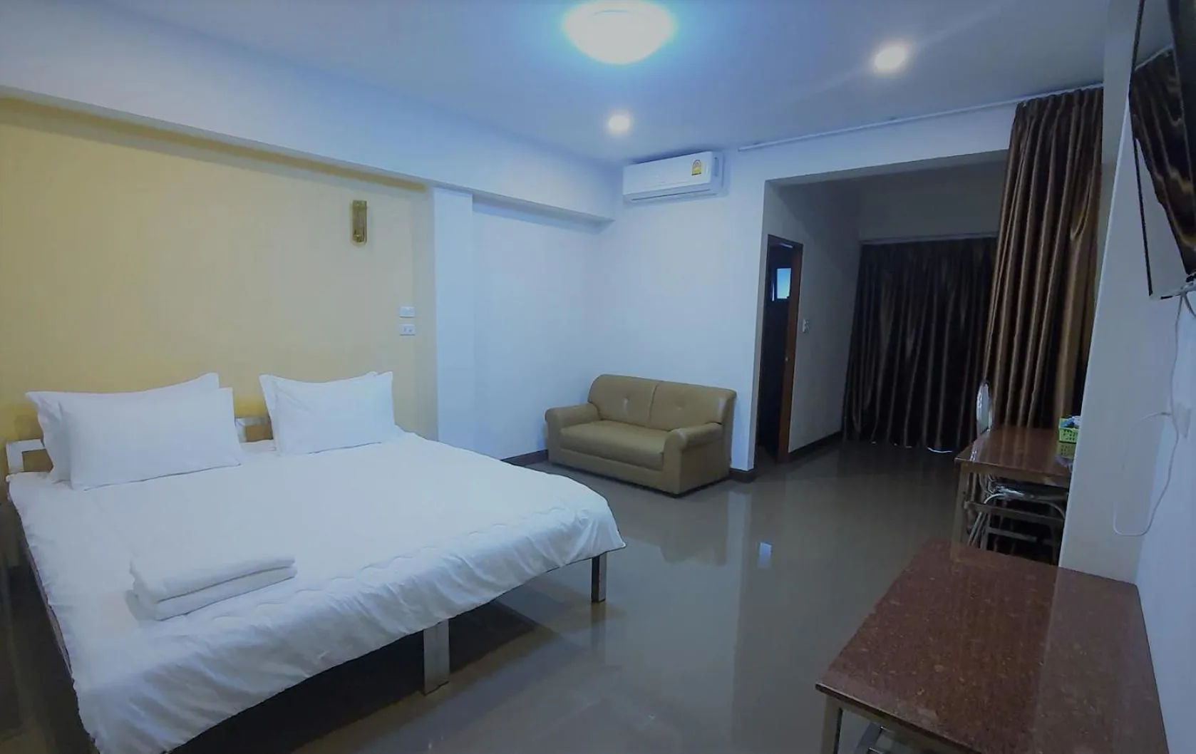 Bed in DD Residence Sai5 Salaya ห้องพัก ดีดี สาย5 ศาลายา