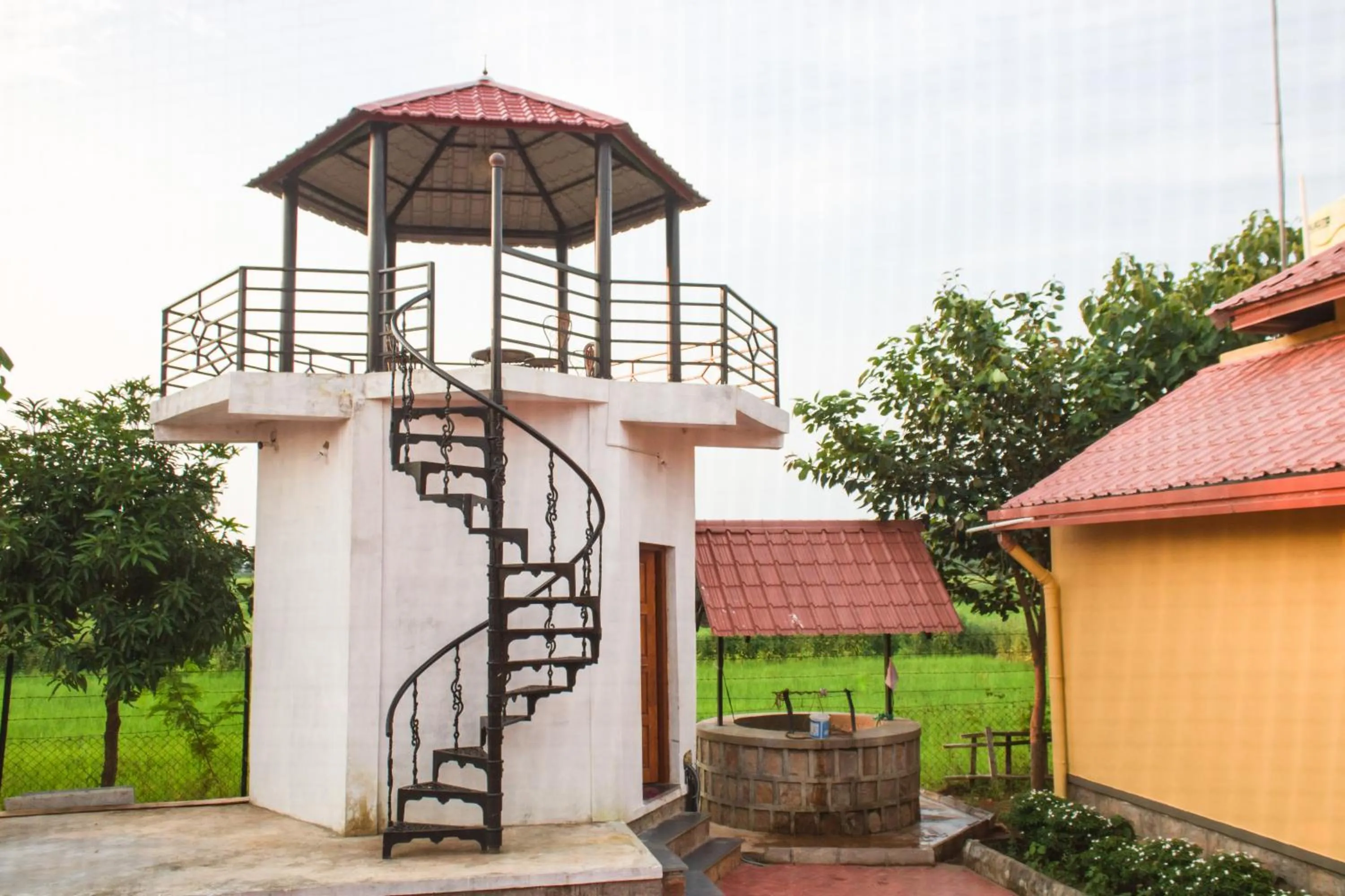 Patio in Wildcat Resort Tadoba