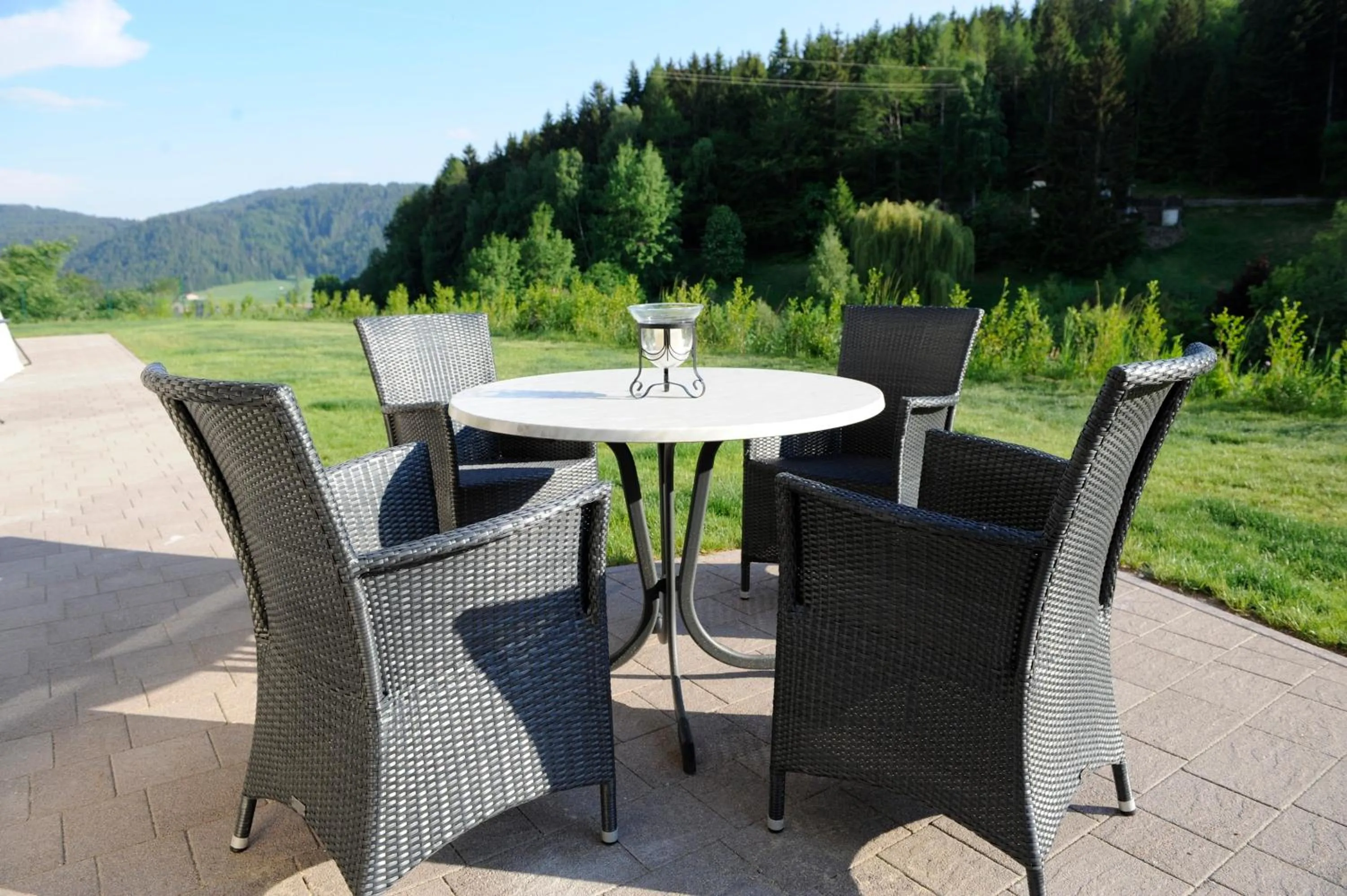 Garden in Apartment Hotel Christine