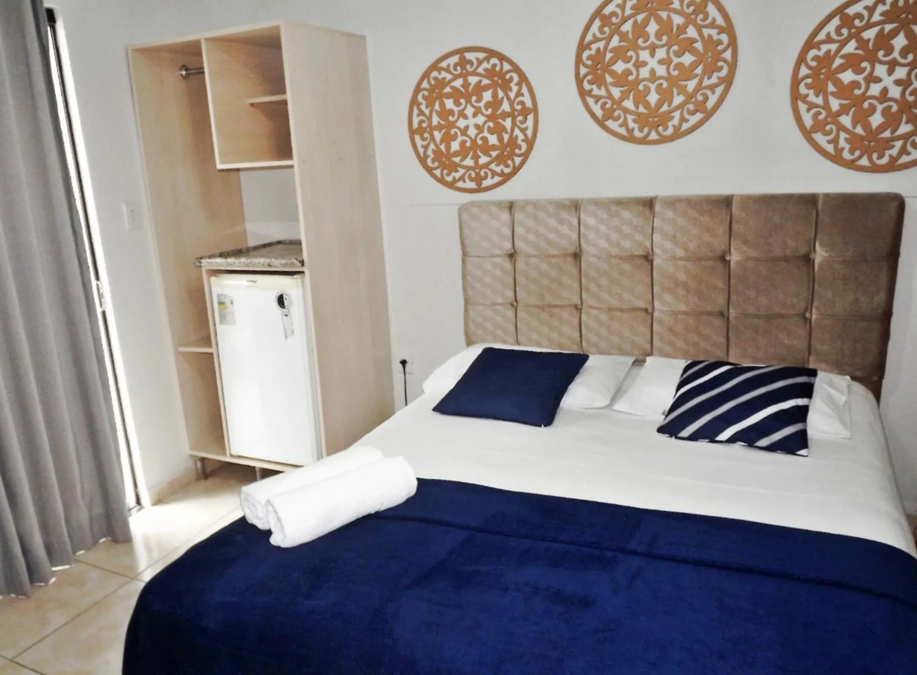 Bed in Pousada do Pescador