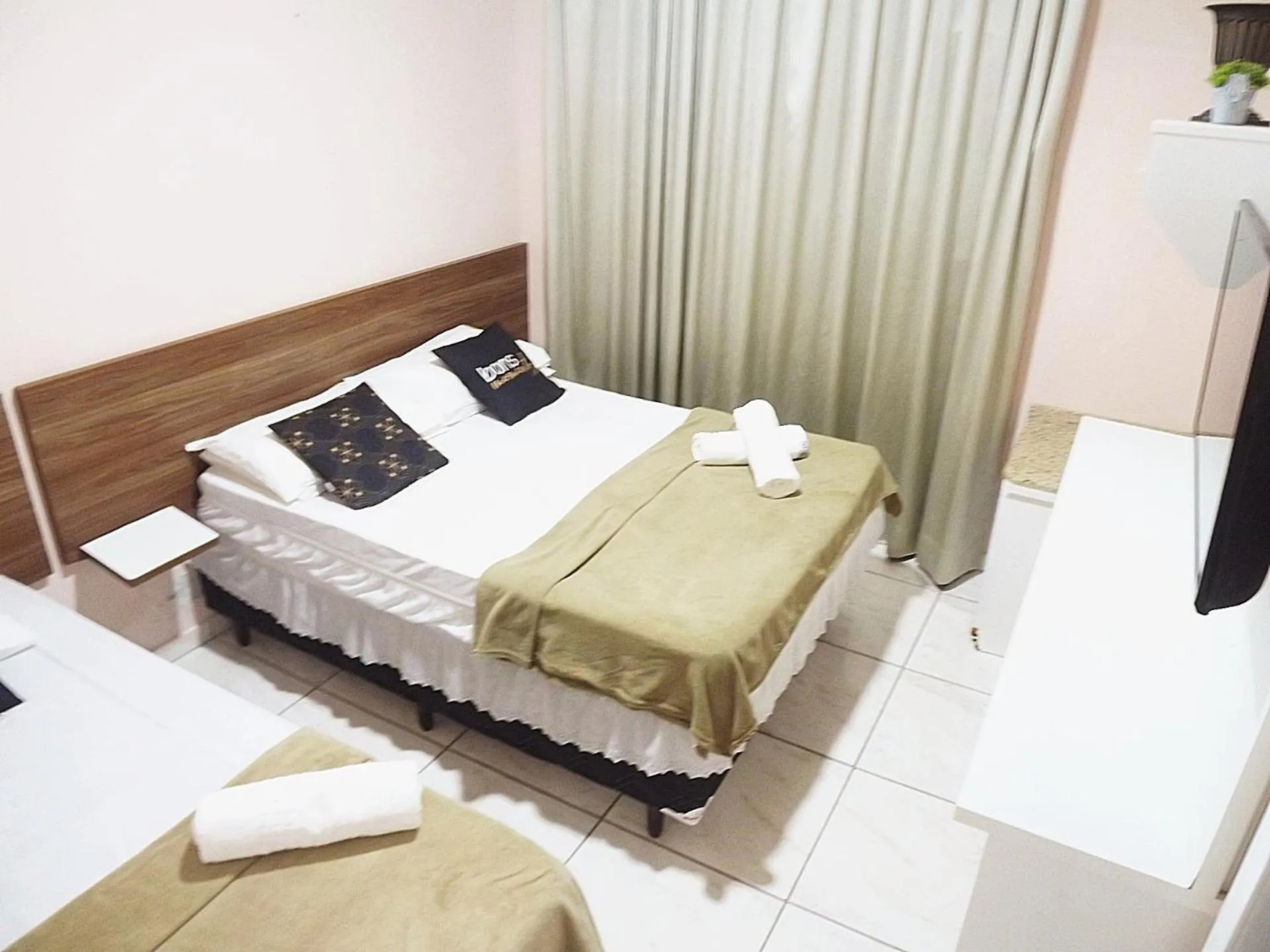 Bed in Pousada do Pescador