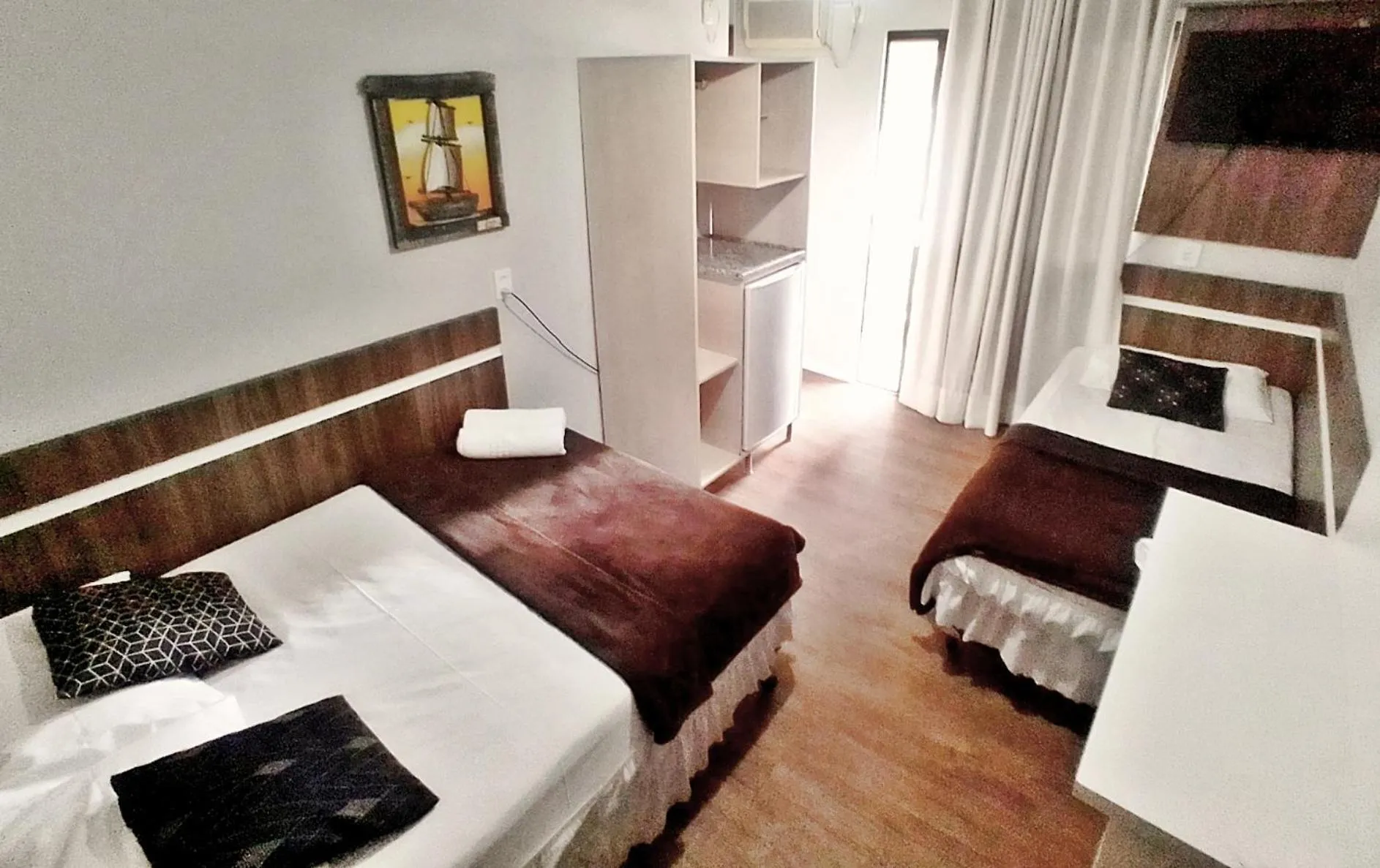 Bed in Pousada do Pescador