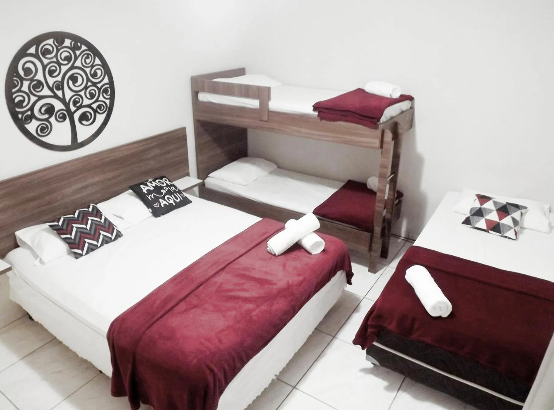 Bed in Pousada do Pescador