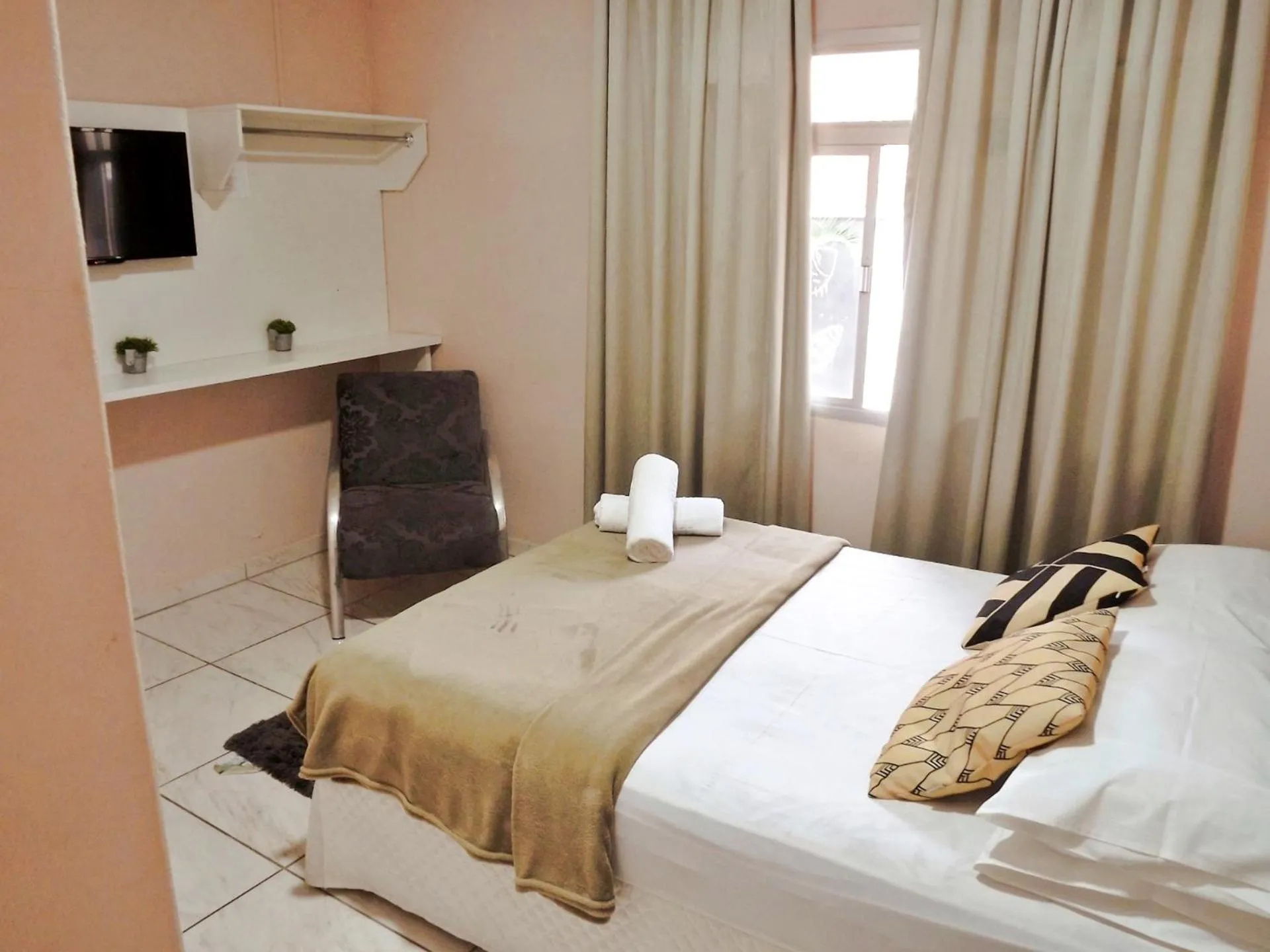 Bed in Pousada do Pescador