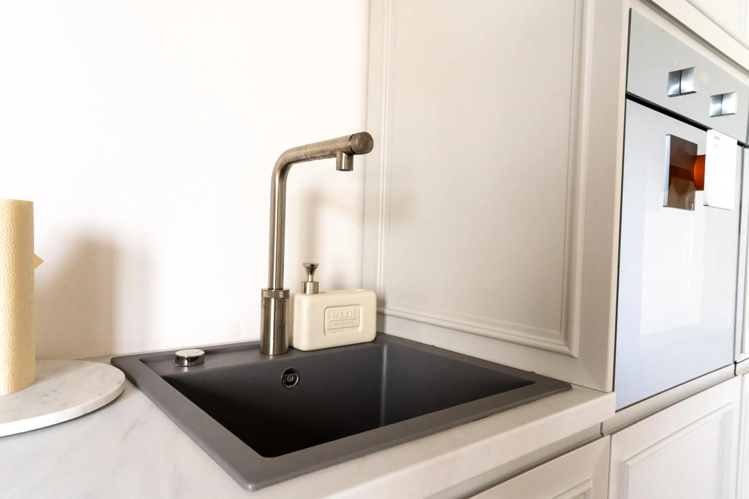 Kitchen or kitchenette in Apartamenty Przystanek Przy Klifie