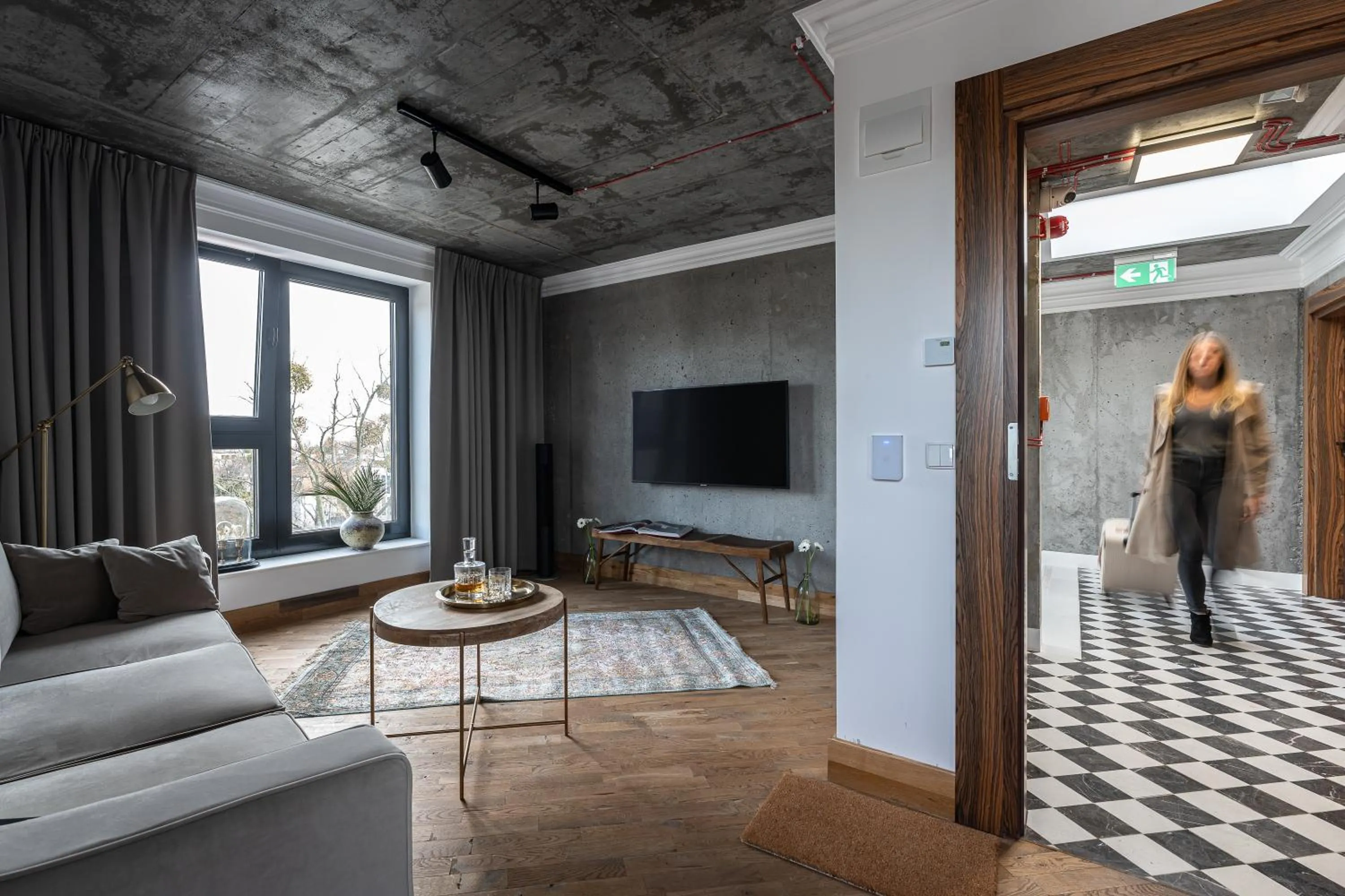 Communal lounge/ TV room in Apartamenty Przystanek Przy Klifie