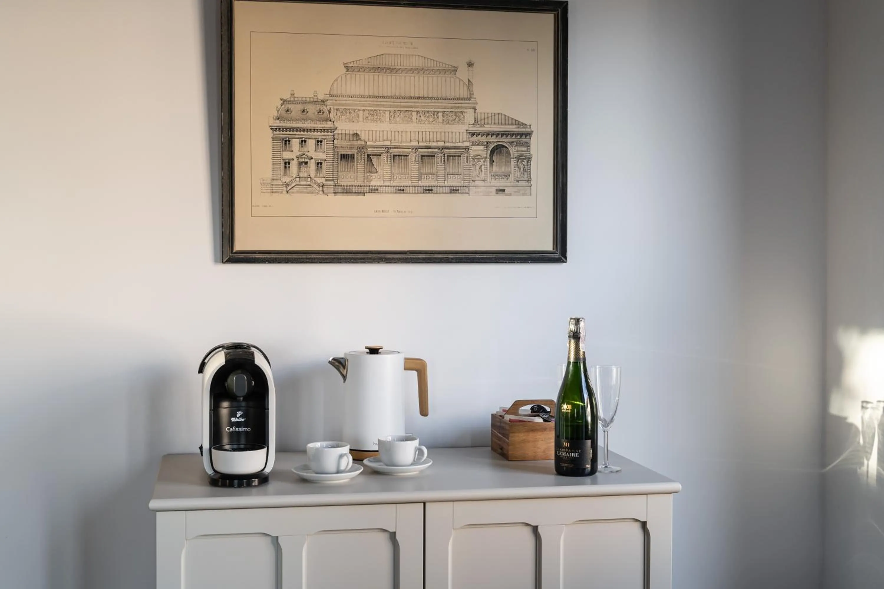 Coffee/tea facilities in Apartamenty Przystanek Przy Klifie