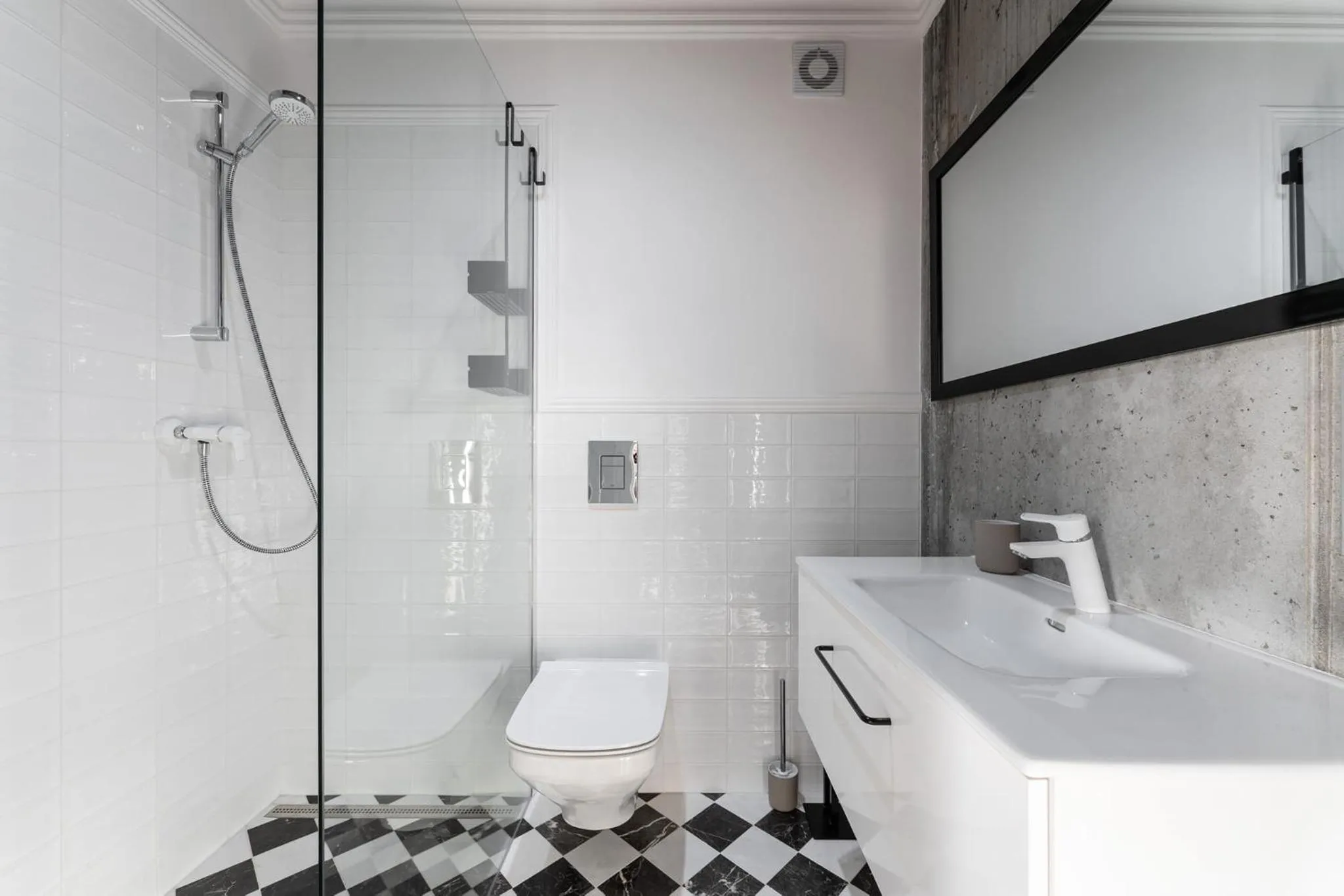Shower in Apartamenty Przystanek Przy Klifie