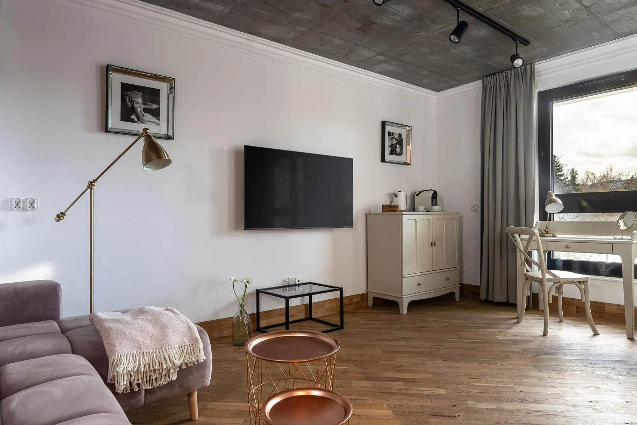 Communal lounge/ TV room in Apartamenty Przystanek Przy Klifie