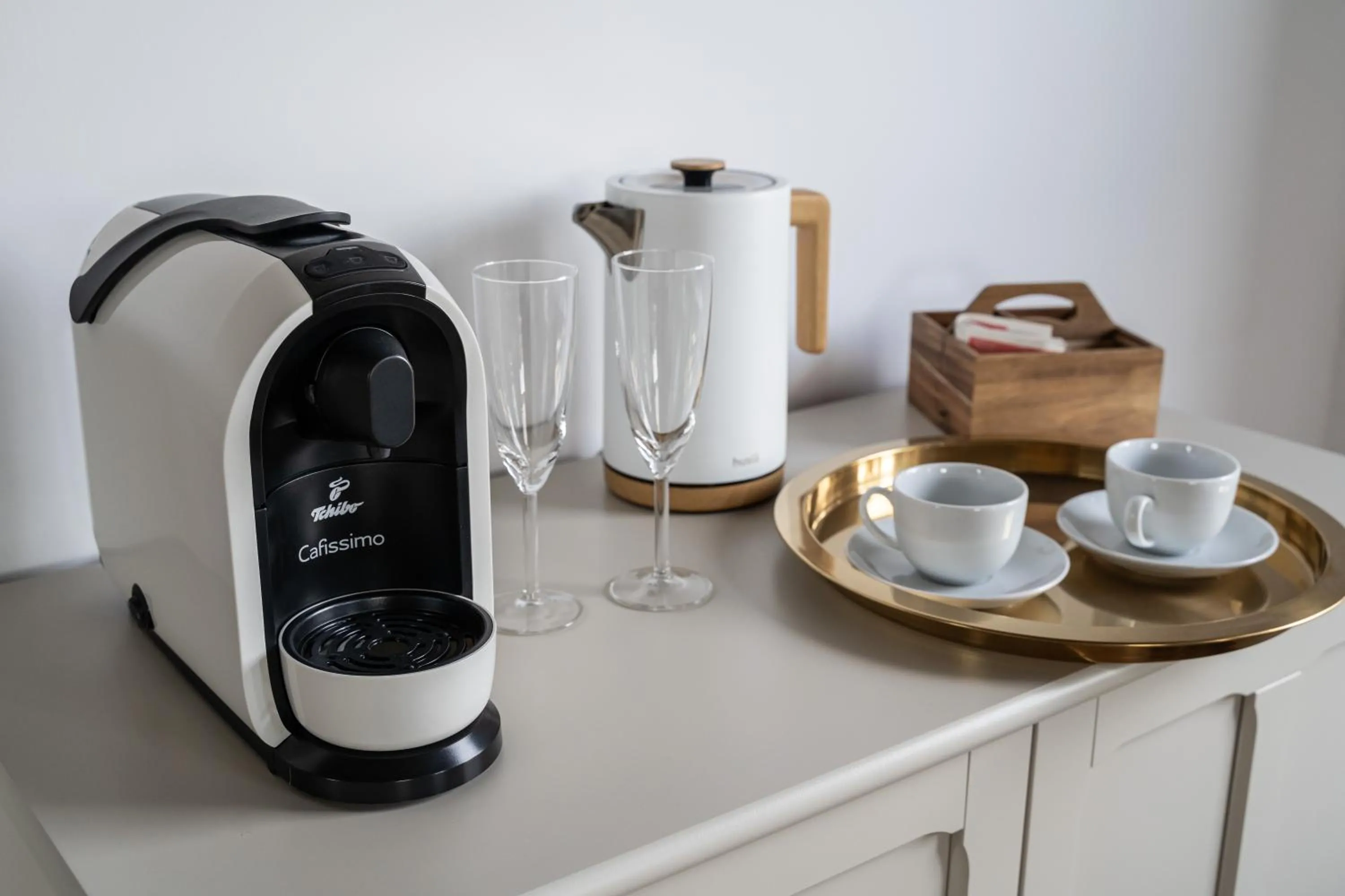 Coffee/tea facilities in Apartamenty Przystanek Przy Klifie