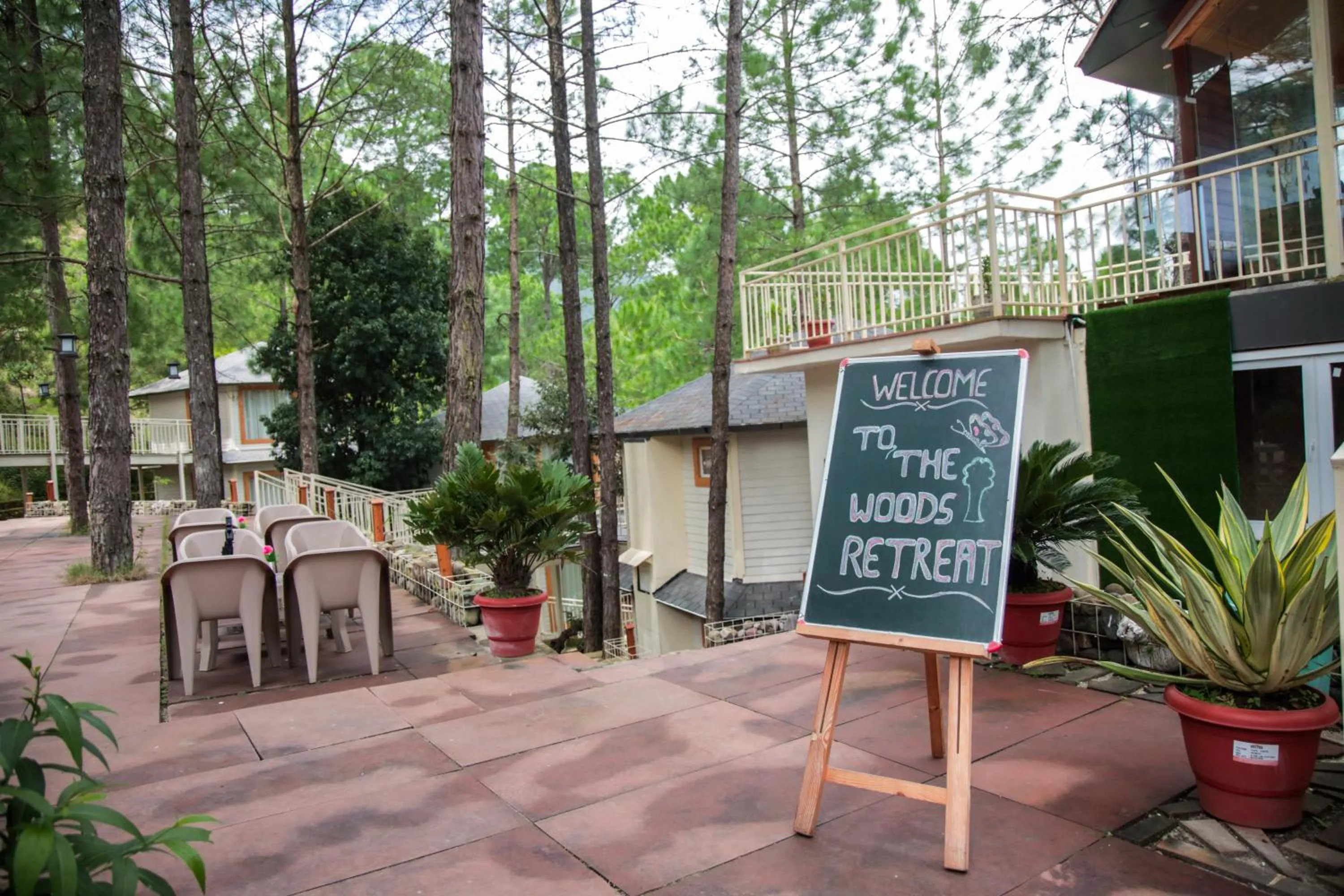Facade/entrance in The Woods Retreat