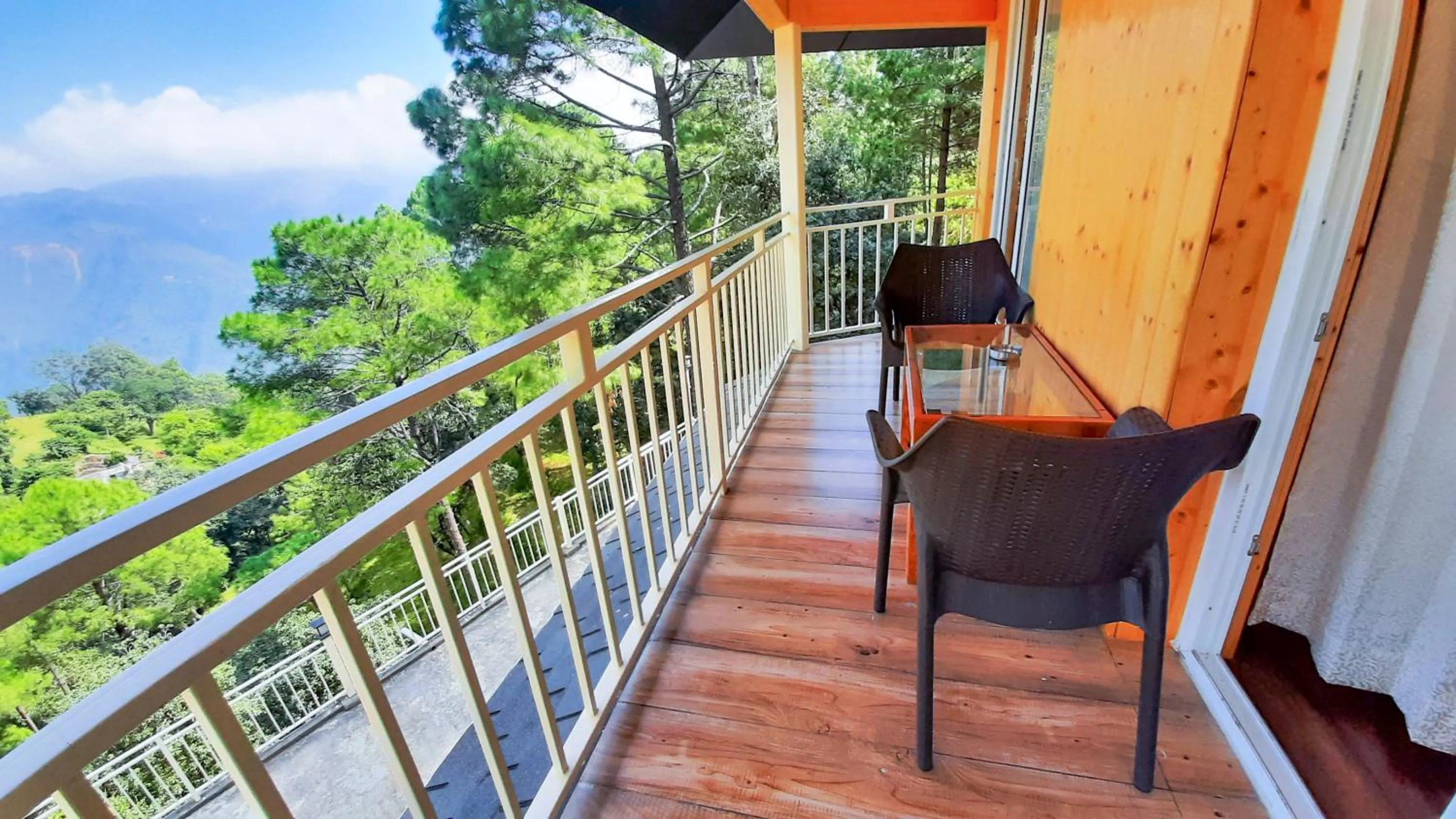 Balcony/Terrace in The Woods Retreat