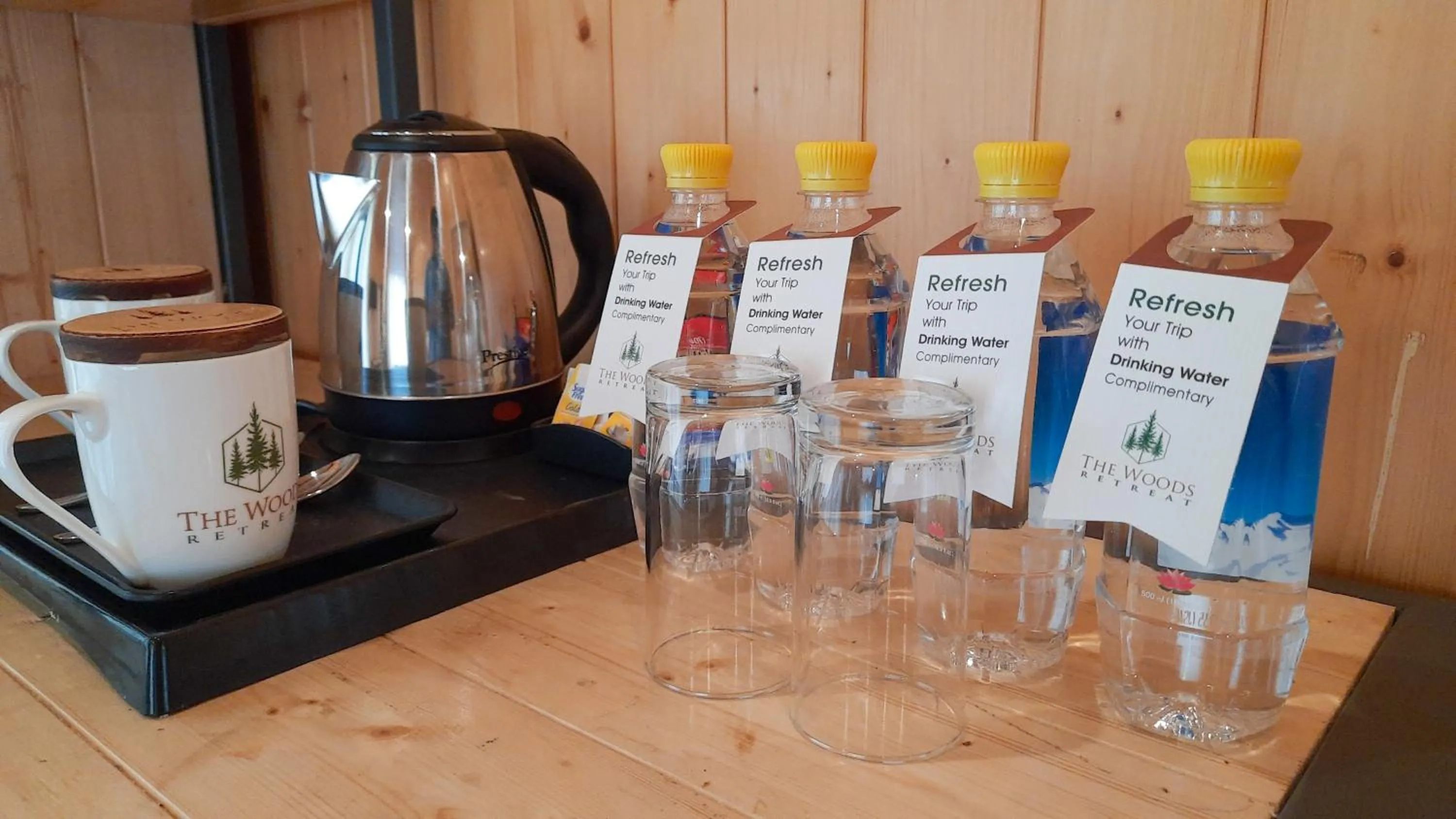 Coffee/tea facilities in The Woods Retreat