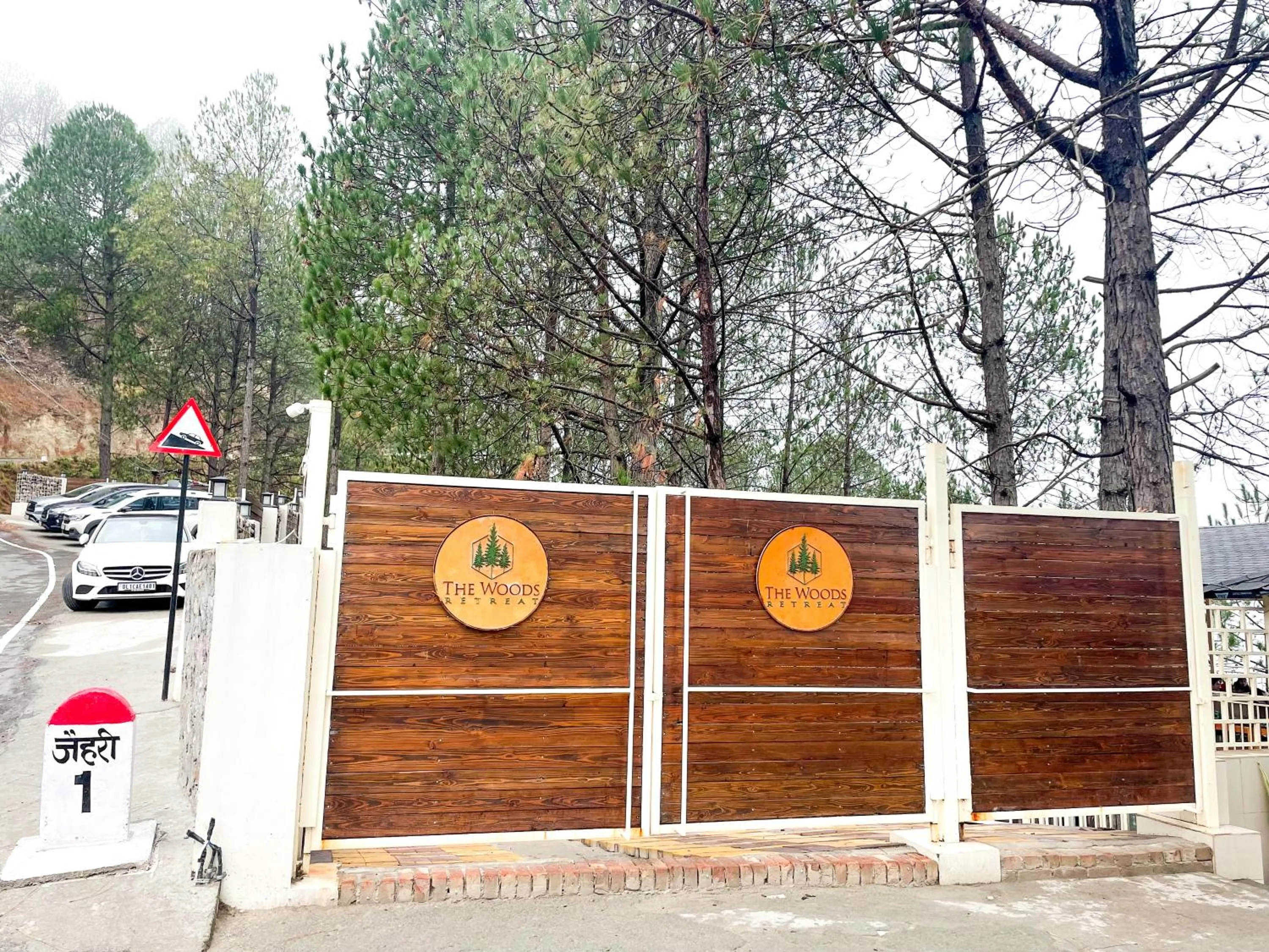 Facade/entrance in The Woods Retreat