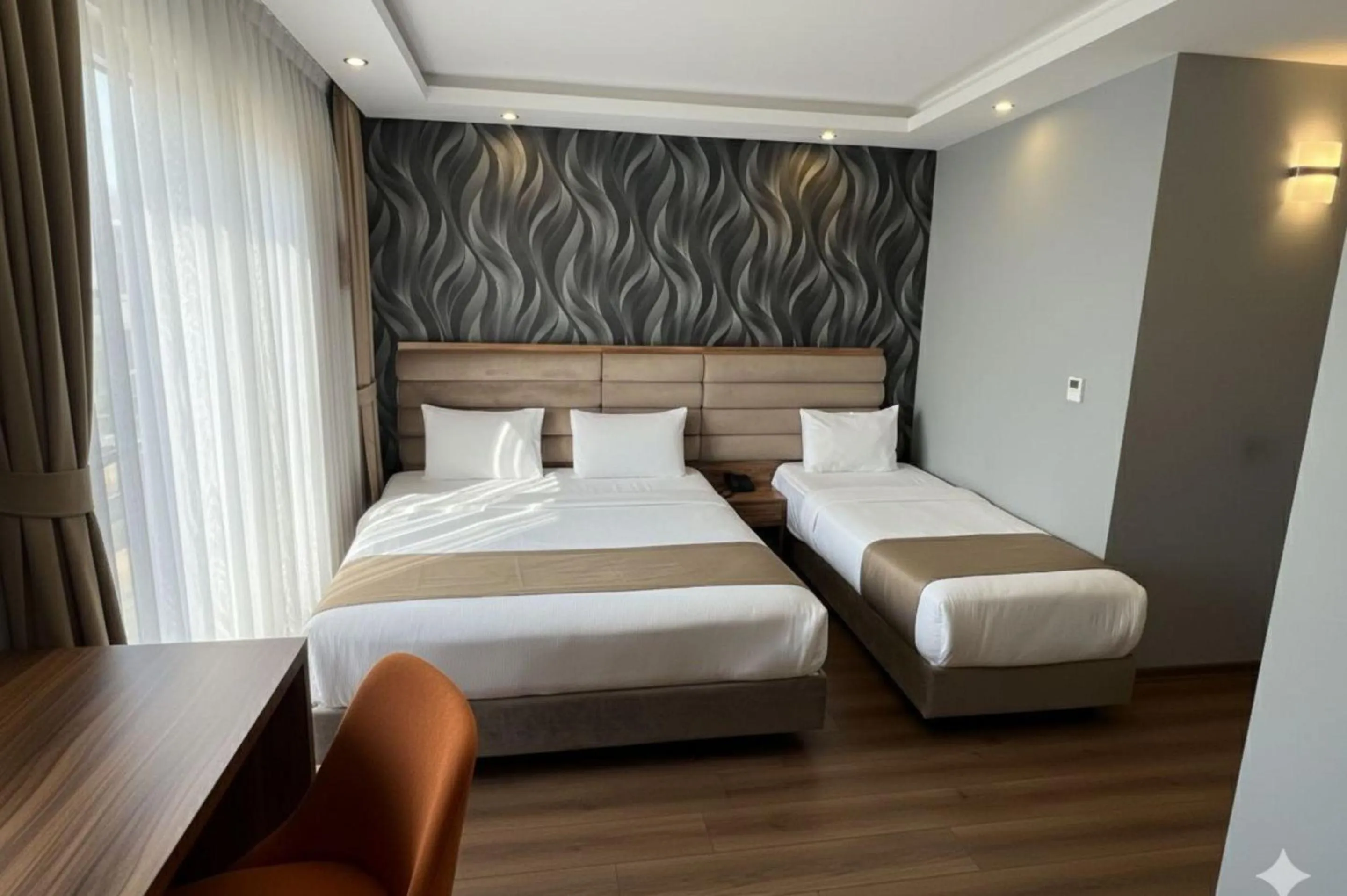 Bed in King City Hotel Istanbul Ataturk Airport