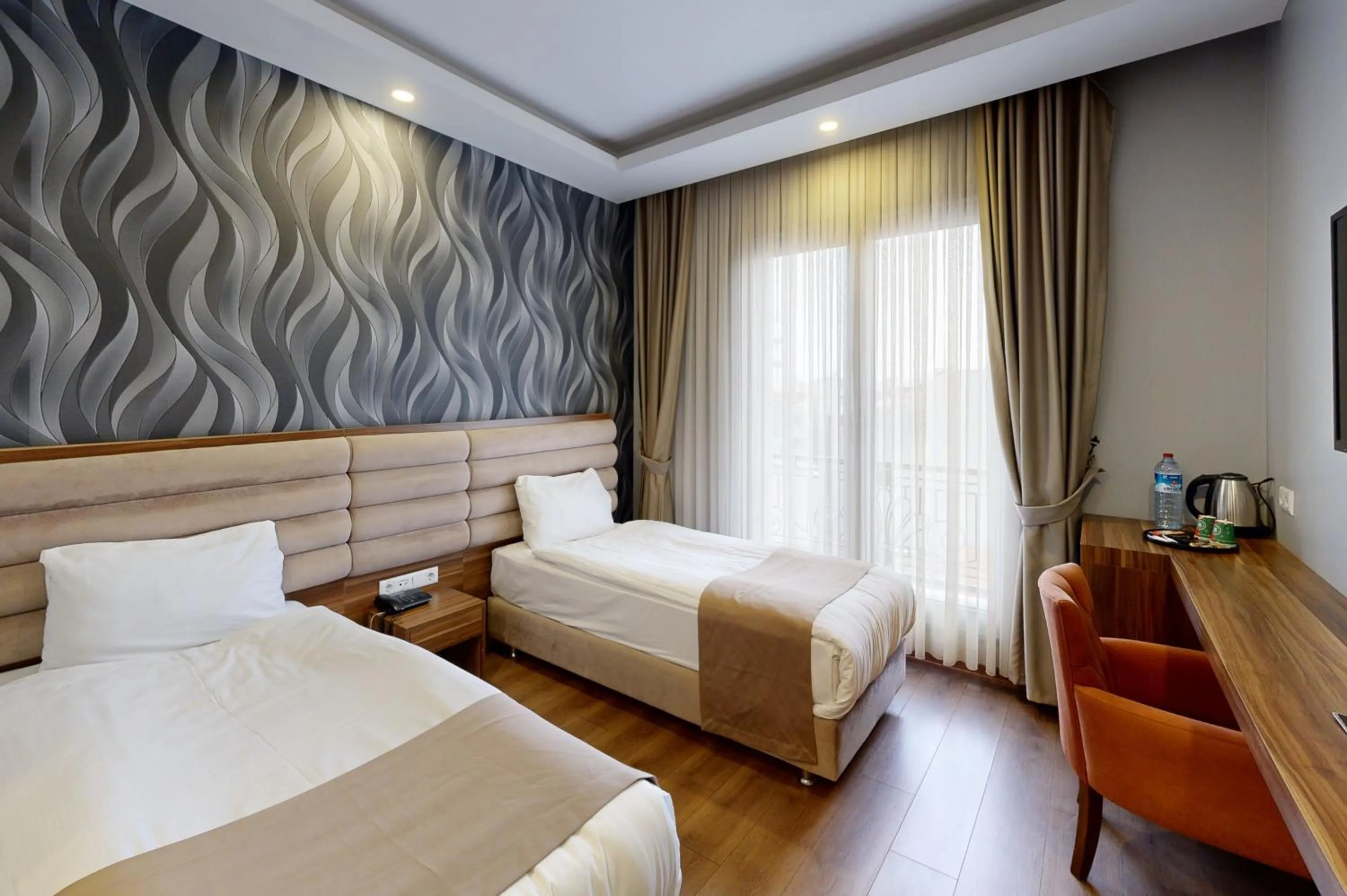 Bed in King City Hotel Istanbul Ataturk Airport