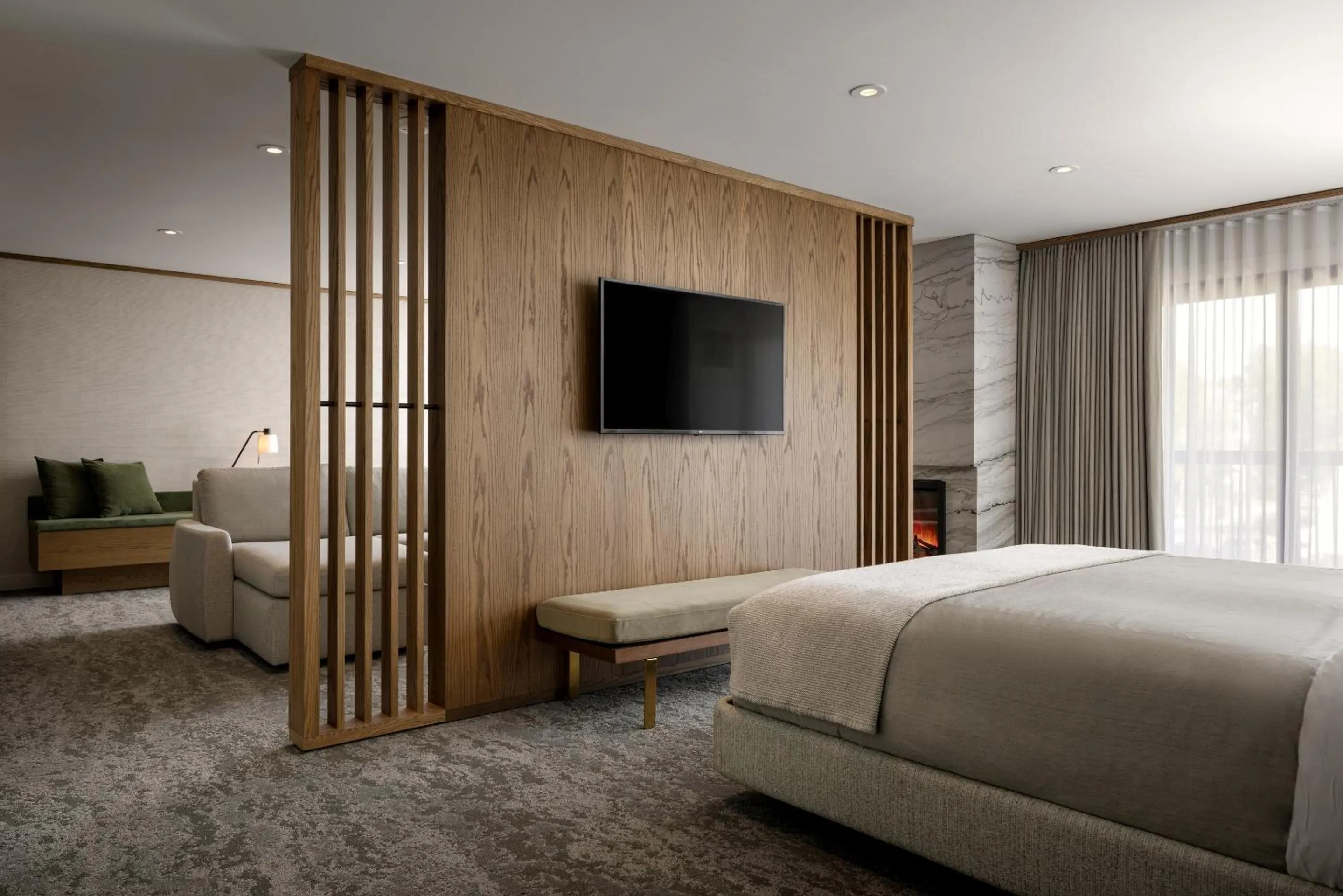 Bed in Banff Park Lodge