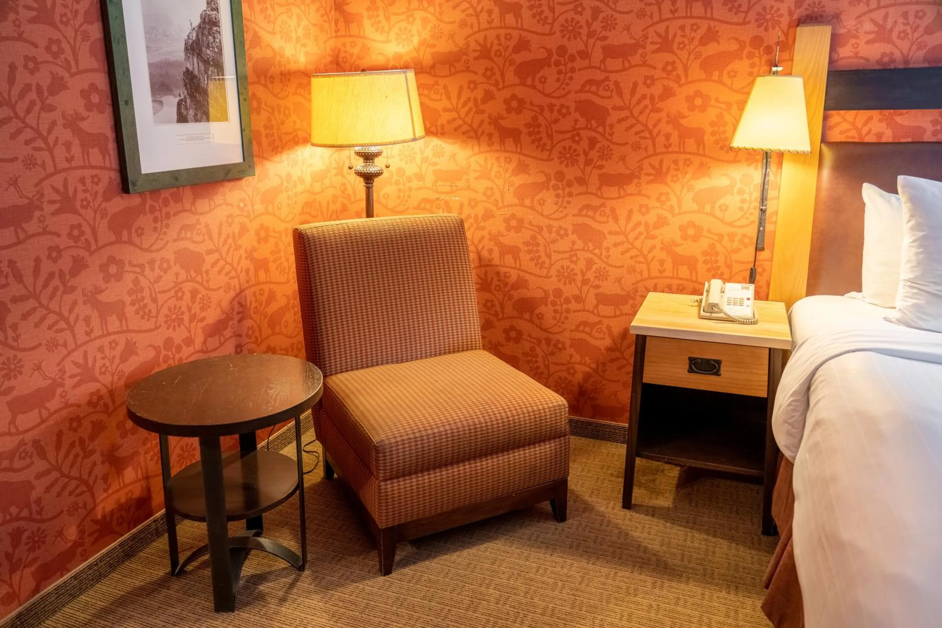 Decorative detail, Bed in Fox Hotel and Suites