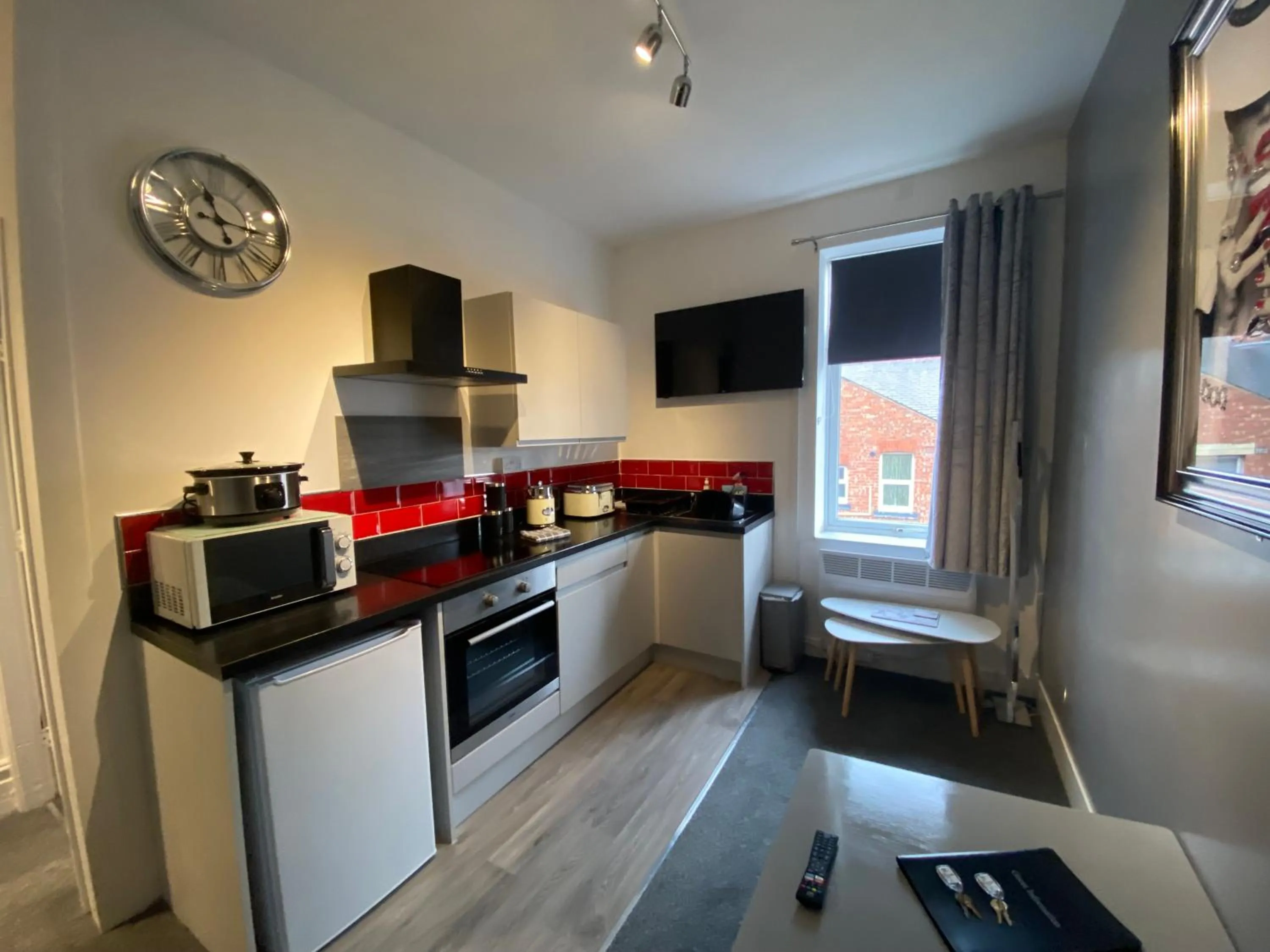 Living room in Blackpool Abode - 124 Elite Apartments